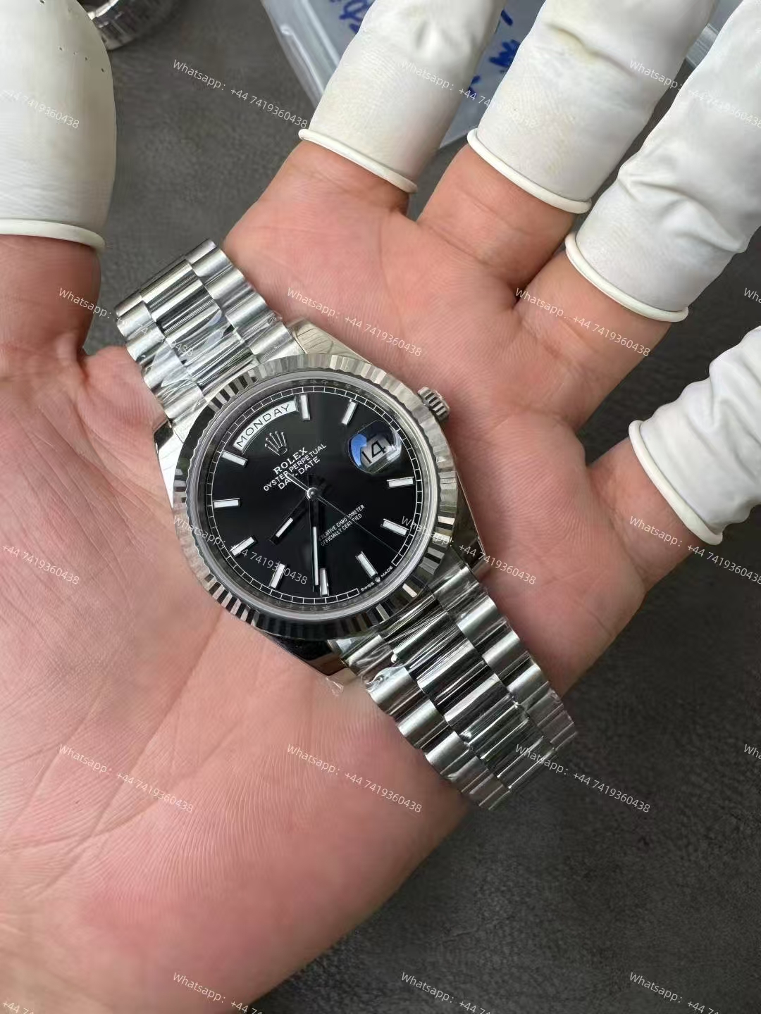 Rolex Day-Date m228239-0004 Black dial President bracelet 3255 Movement 209g (40mm) Best Super Clone