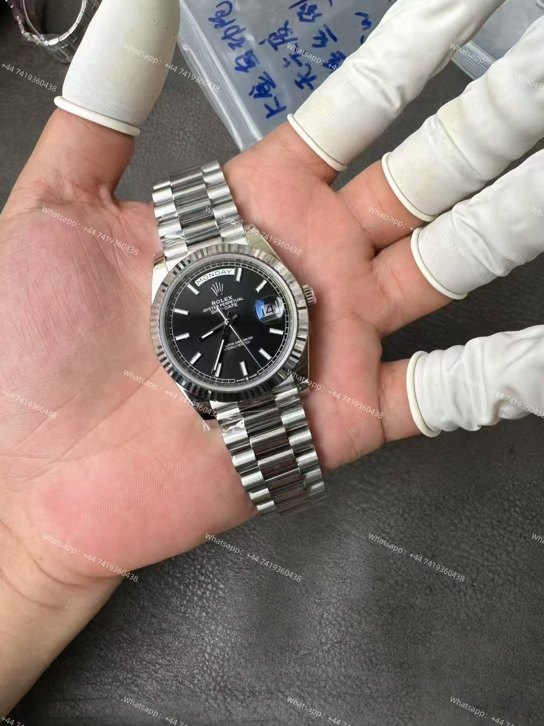 Rolex Day-Date m228239-0004 Black dial President bracelet 3255 Movement 209g (40mm) Best Super Clone
