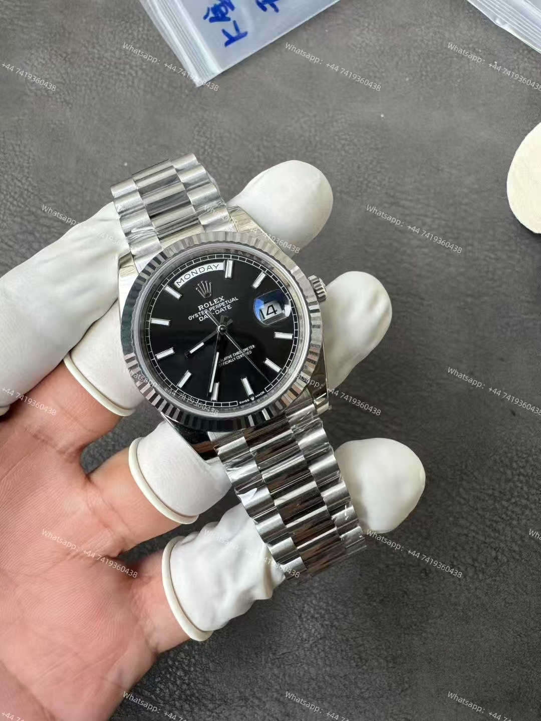 Rolex Day-Date m228239-0004 Black dial President bracelet 3255 Movement 209g (40mm) Best Super Clone