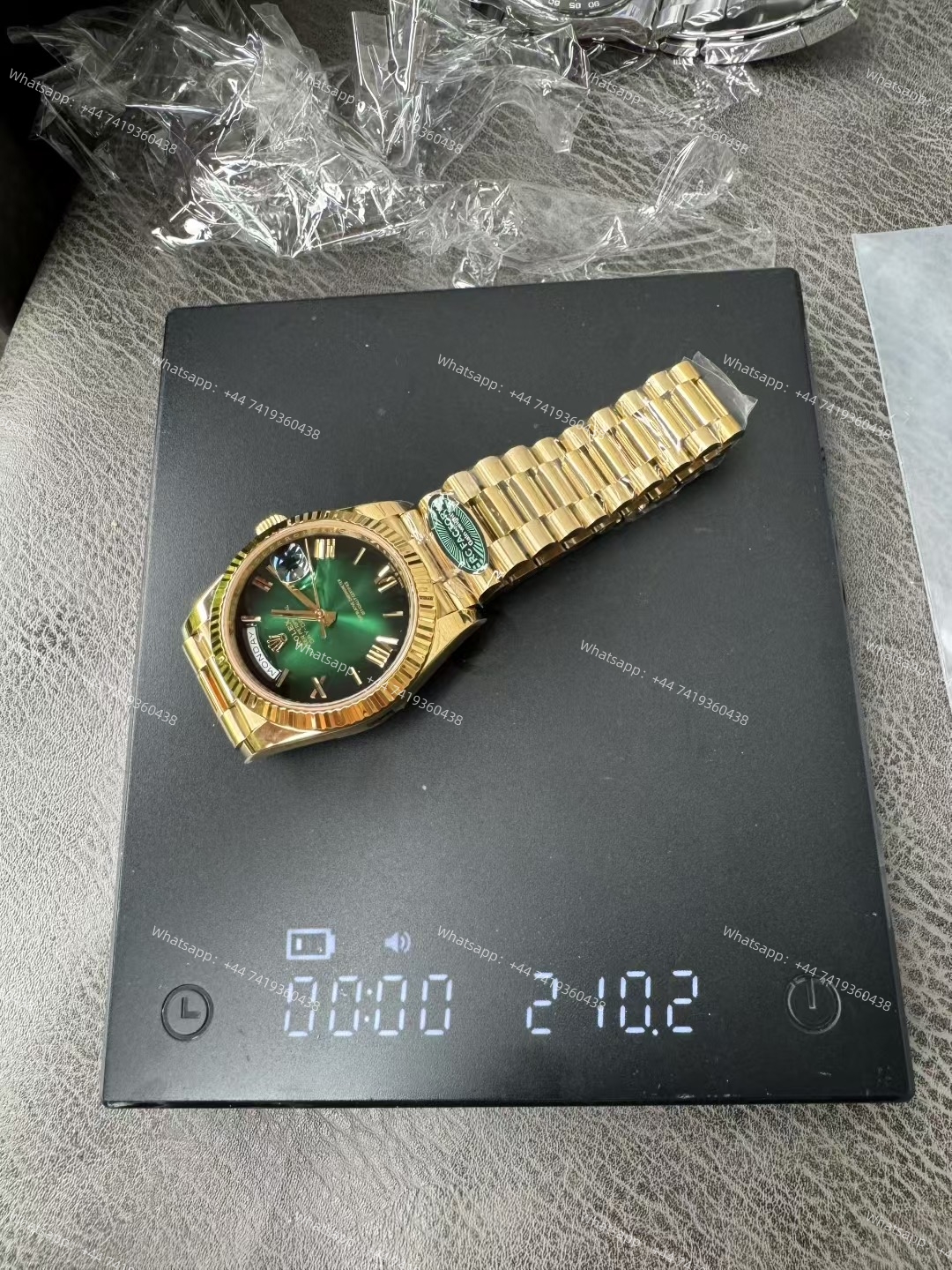 Rolex Day-Date m228238-0069 Green gradient dial  President bracelet 3255 Movement 209g (40mm) Best Super Clone