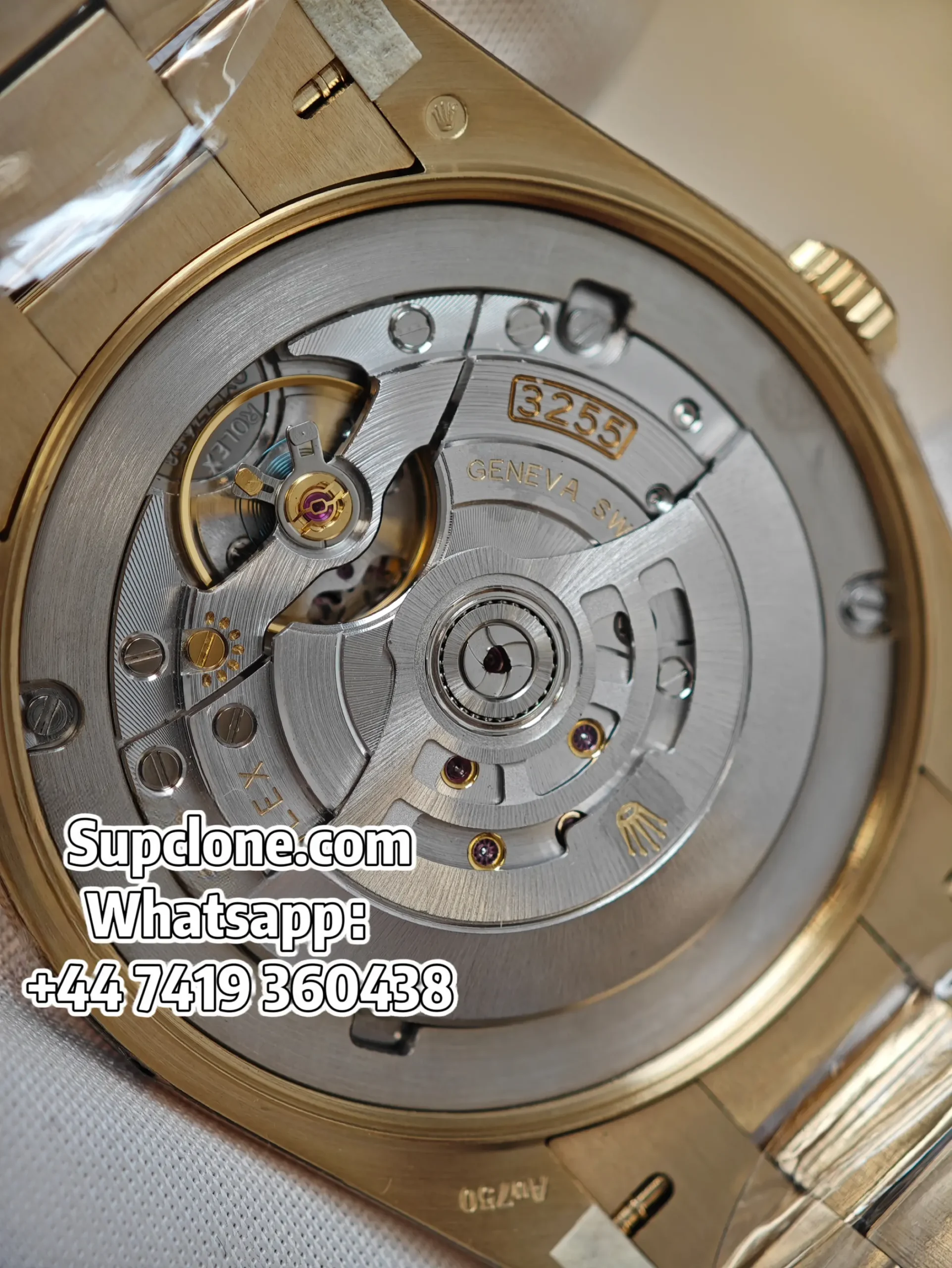 Rolex-Day-Date-40mm-Yellow-Gold-Black-Diamond-Dial-–-Super-Clone-11-Cal.-3255