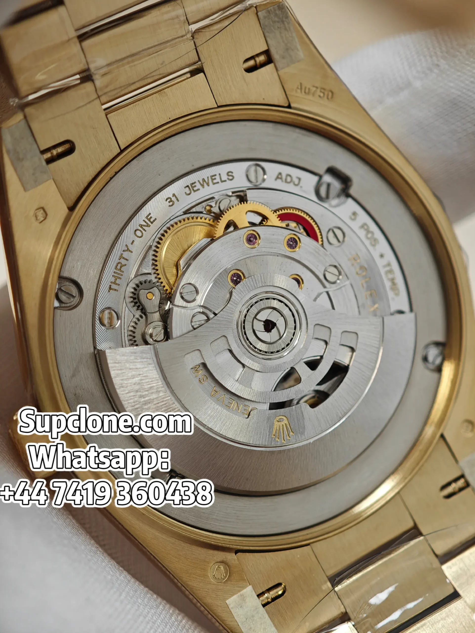 Rolex-Day-Date-40mm-Yellow-Gold-Black-Diamond-Dial-–-Super-Clone-11-Cal.-3255