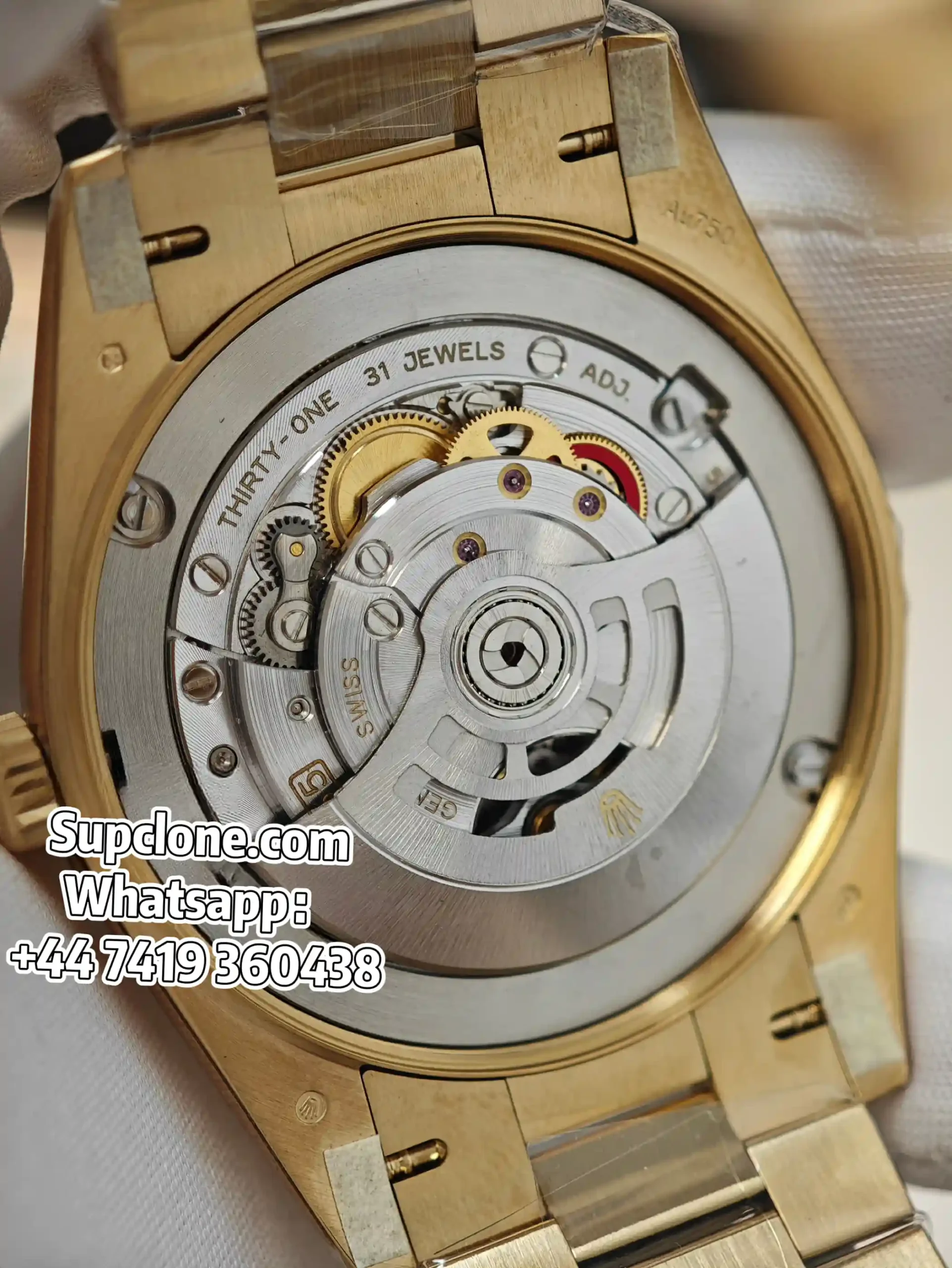 Rolex Day-Date 40mm Yellow Gold Green Roman Dial – Super Clone 11