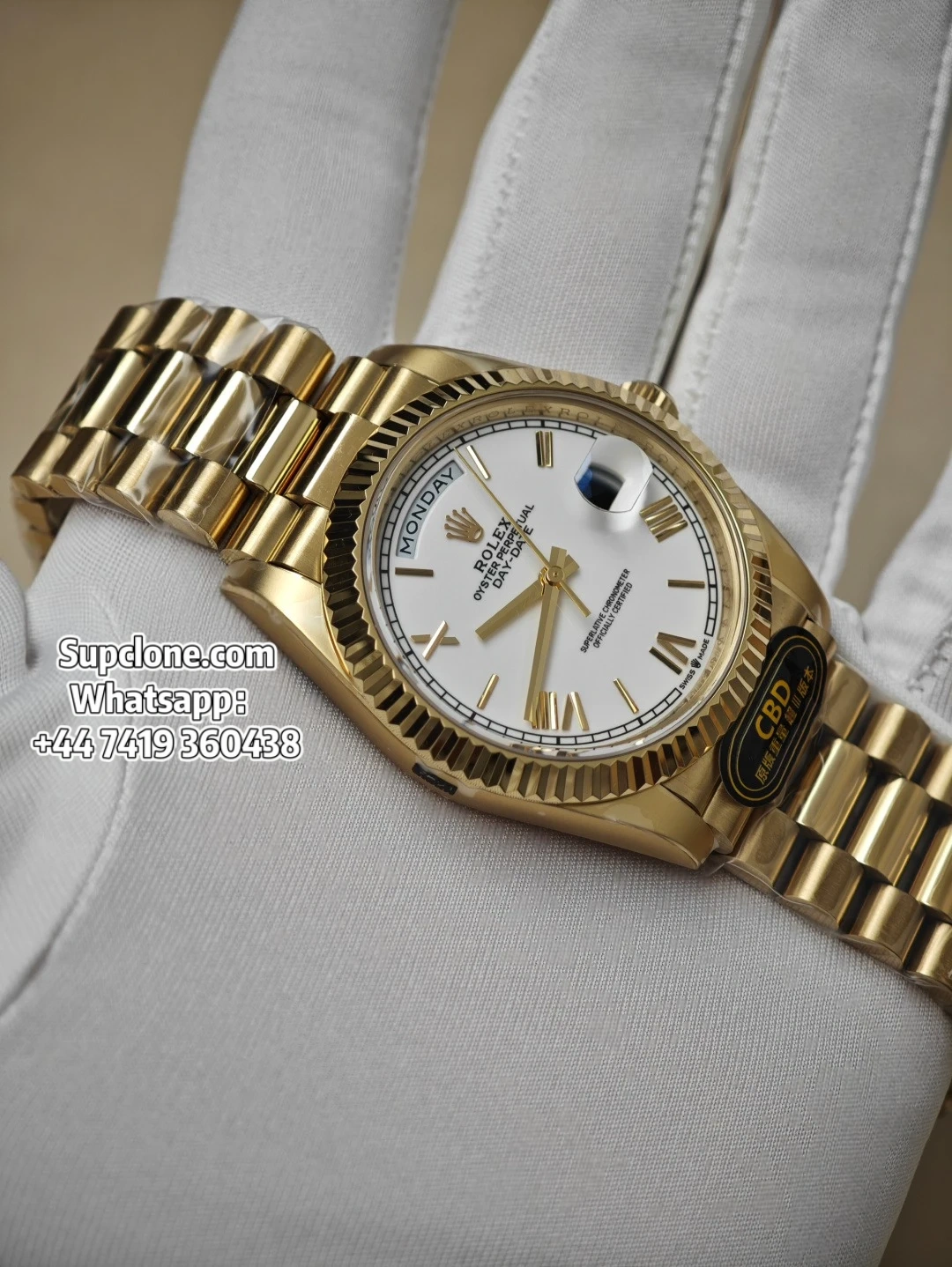 Rolex Super Clone Watches Day Date 18K Gold White Dial 40mm m228238-0042 (17) Rolex Super Clone Watches Day Date 18K Gold White Dial 40mm m228238-0042