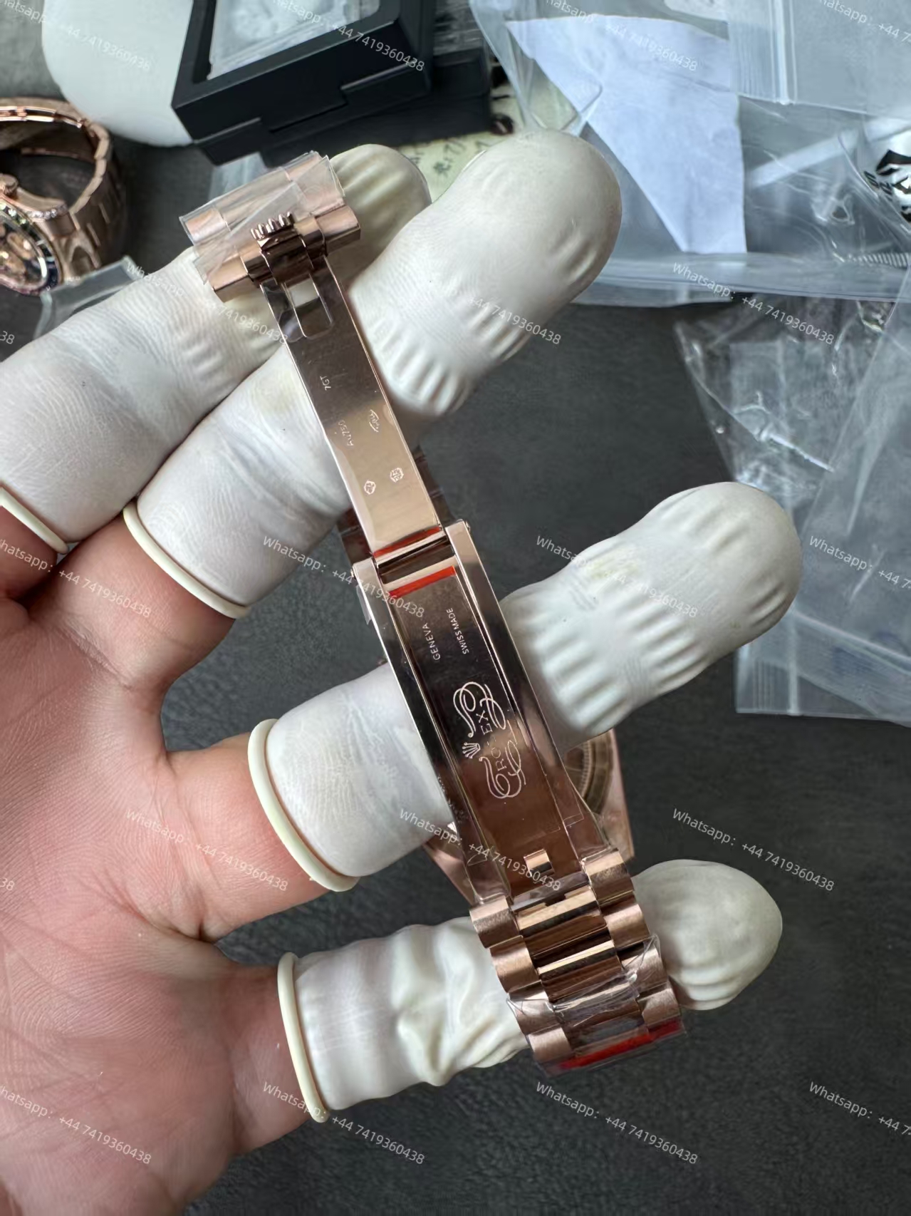 Rolex Day-Date m228235-0025  Rose gold Olive Dial President bracelet 3255 Movement 209g (40mm) Best Super Clone