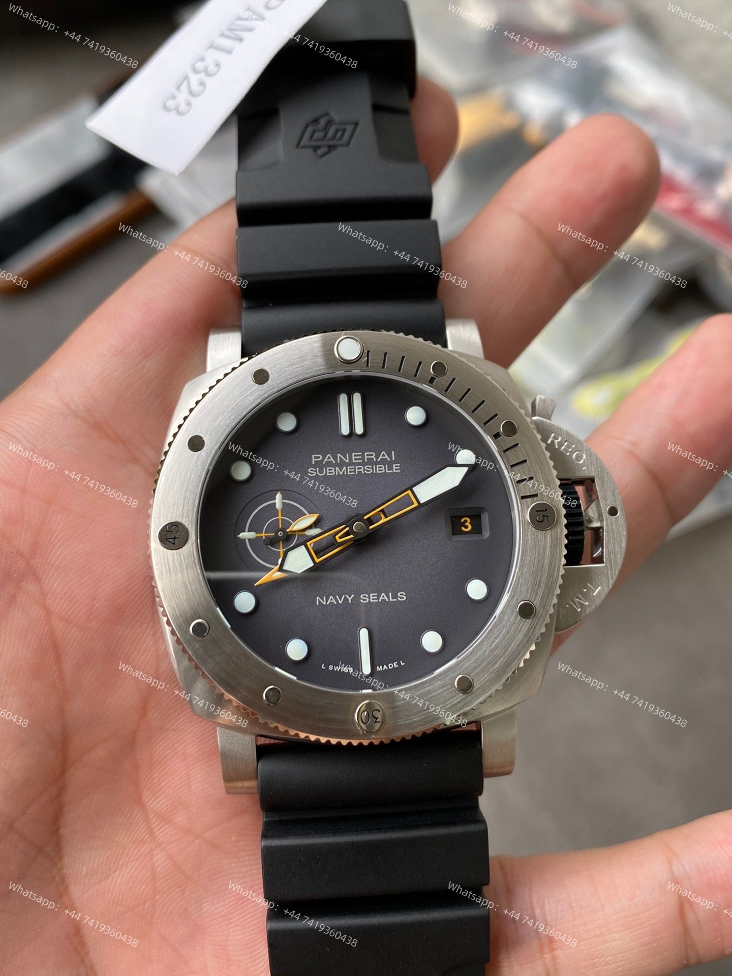 Panerai Super Clone Submersible PAM01323 Navy Seals 44MM