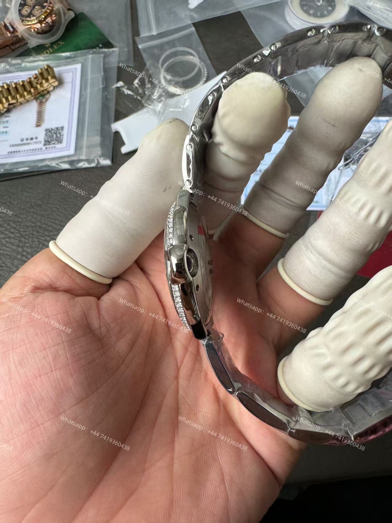 Cartier Super Clone Ballon Bleu Diamond bezel 42MM