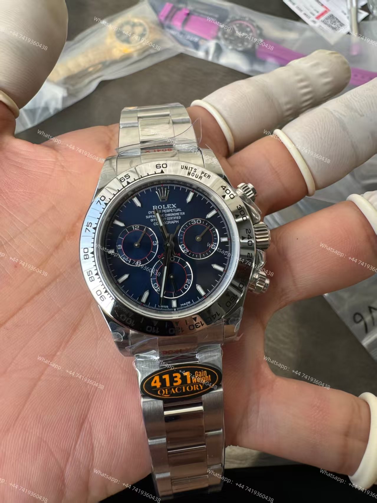 Rolex Super Clone Daytona M126509-0005 Blue Dial 4131 Movement