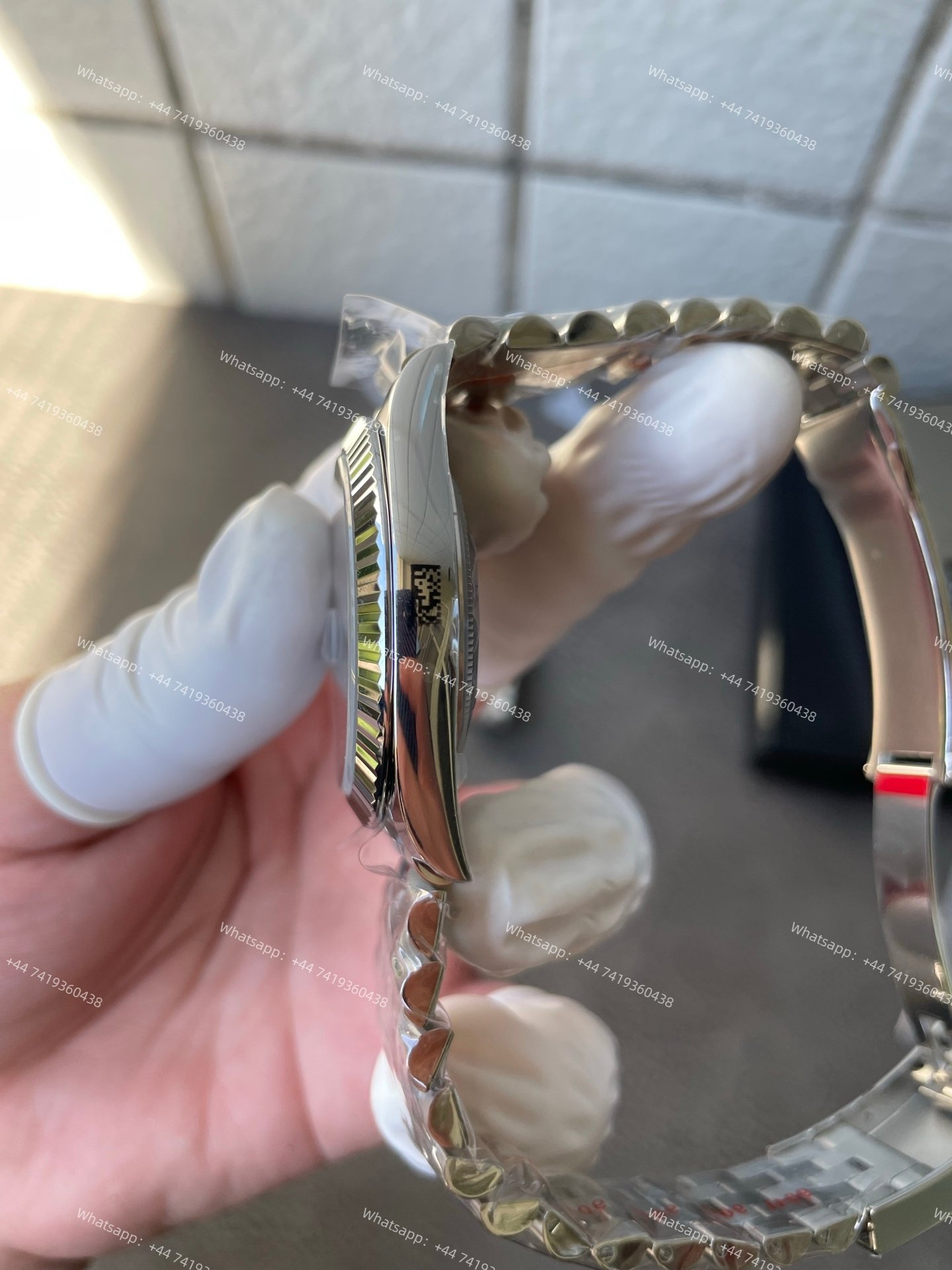 Rolex Datejust M126334-0006 1:1 Replica Grey Diamond Dial Jubilee 41MM 3235 Movement Super Clone Watch