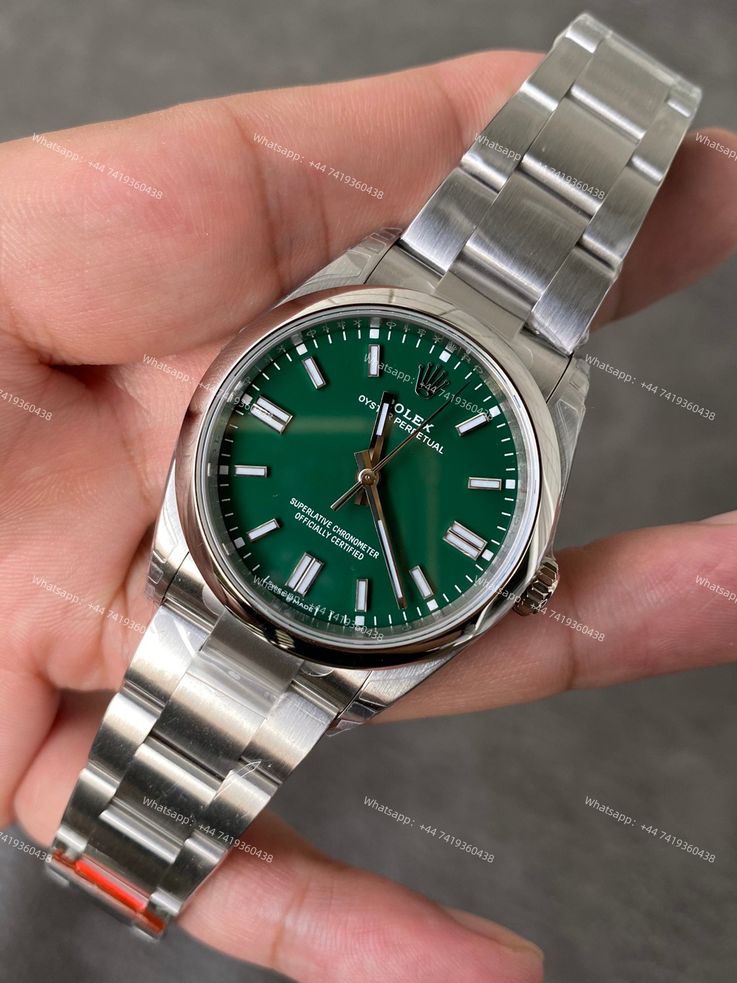 Rolex Super Clone Oyster Perpetual M126000-0005 Green Dial 36MM 3230 Movement