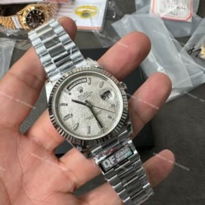 Rolex Day-Date M228239-0055 1:1 Replica Meteorite Dial 40MM 3255 Movement Presidential Bracelet Super Clone Watch