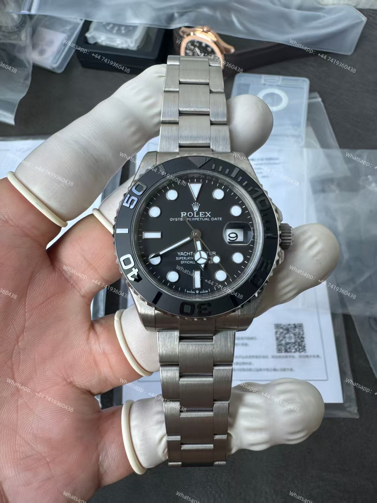 Rolex Yacht-Master M226627-0001 1:1 Replica 42MM Titanium 3235 Movement Super Clone Watch