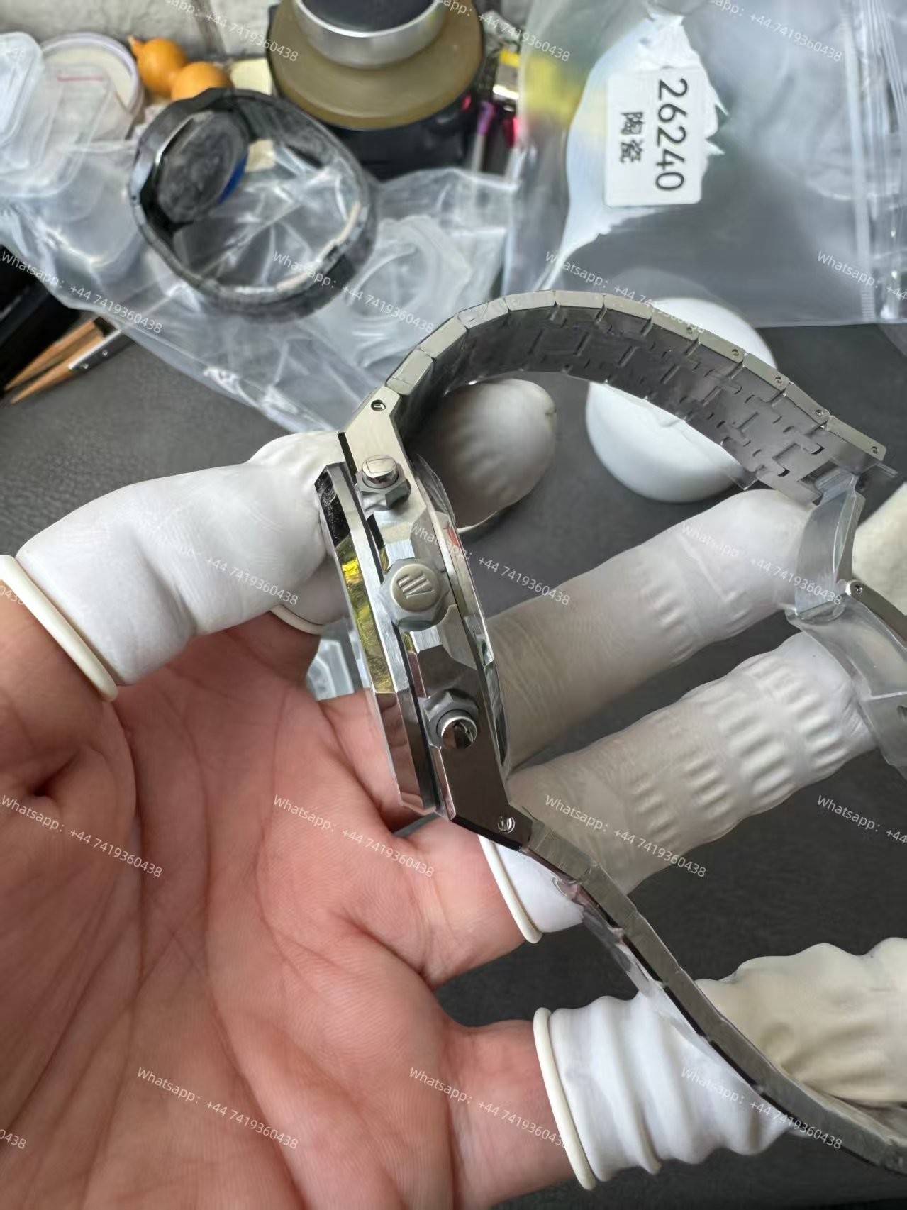 Audemars Piguet Super Clone Royal Oak Black Dial 26240 Chronograph 41mm Cal.4401