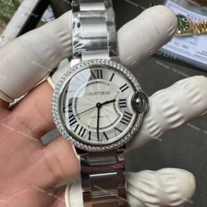 Cartier Super Clone Ballon Bleu Diamond bezel 42MM