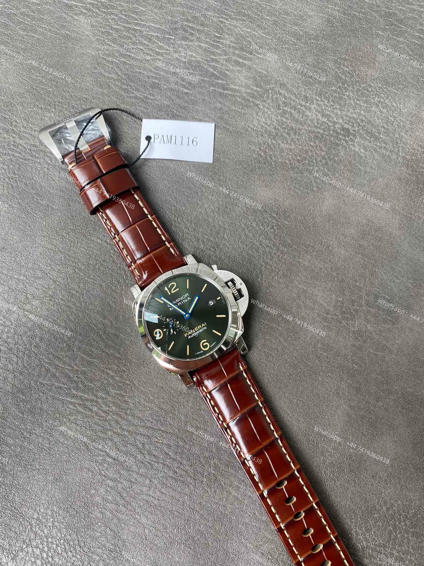 Panerai Super Clone Luminor Marina PAM01116 Green Dial 44MM