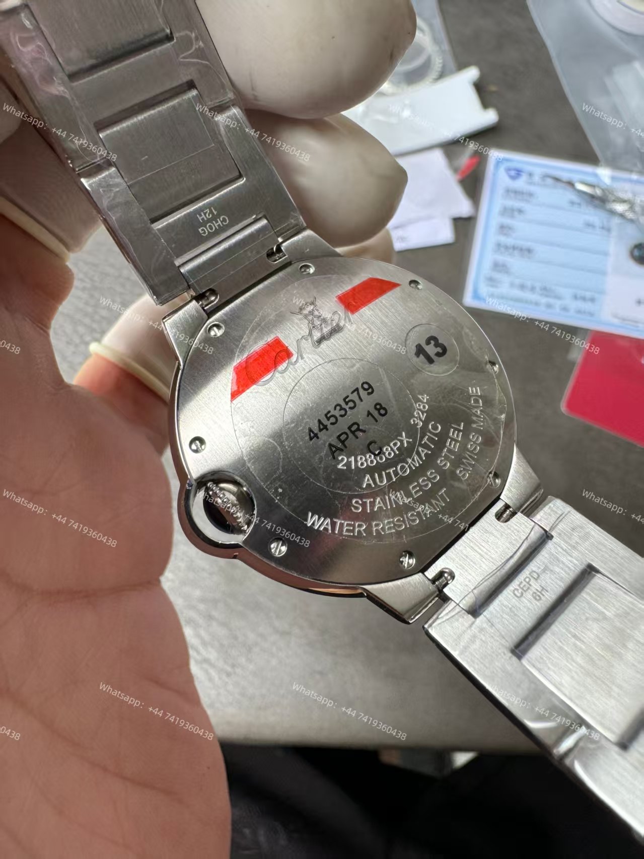 Cartier Super Clone Ballon Bleu Diamond bezel 42MM