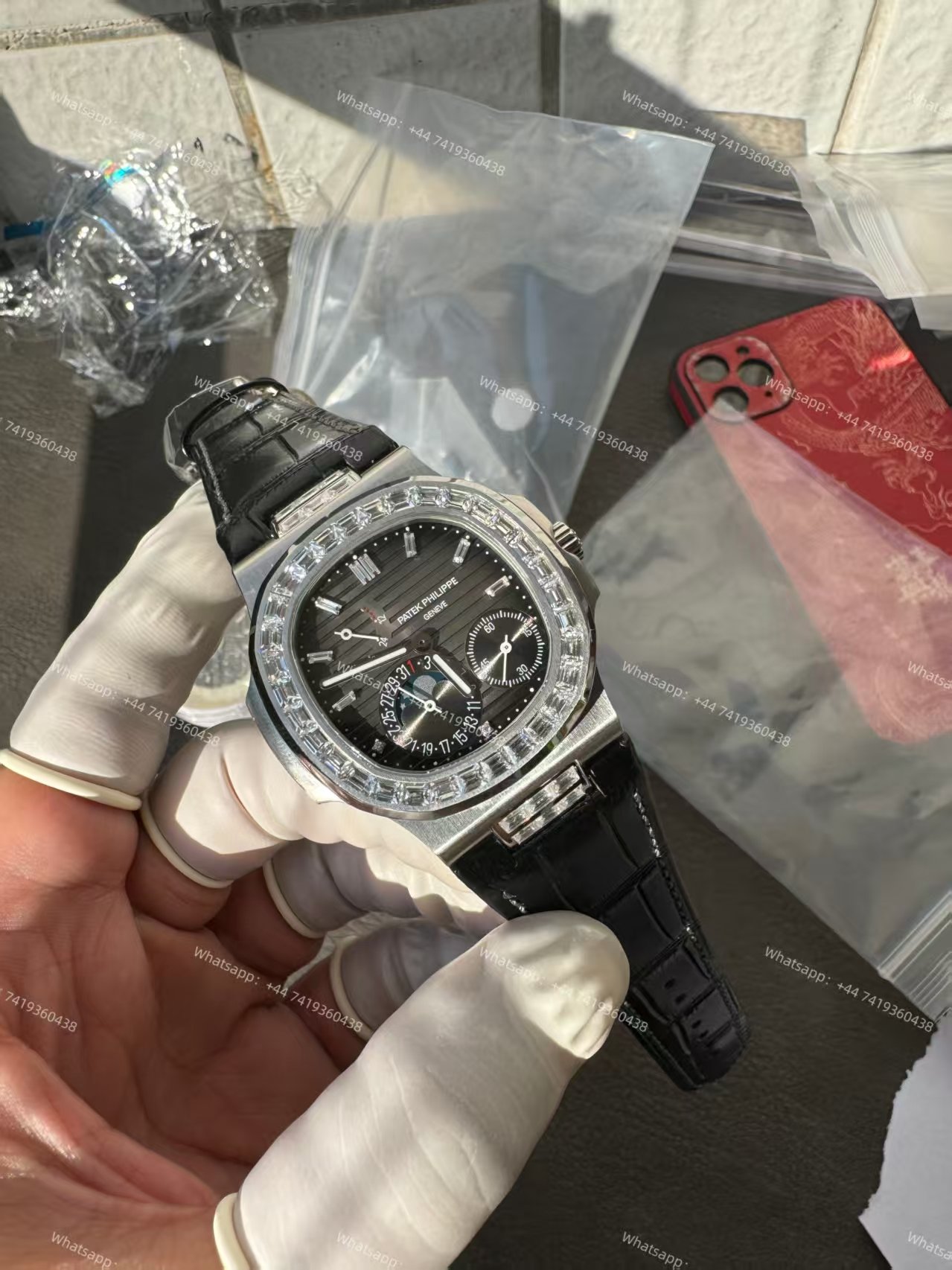 Patek Philippe Super Clone Nautilus 5712G-001 Grey Dial Moon Phase 40MM