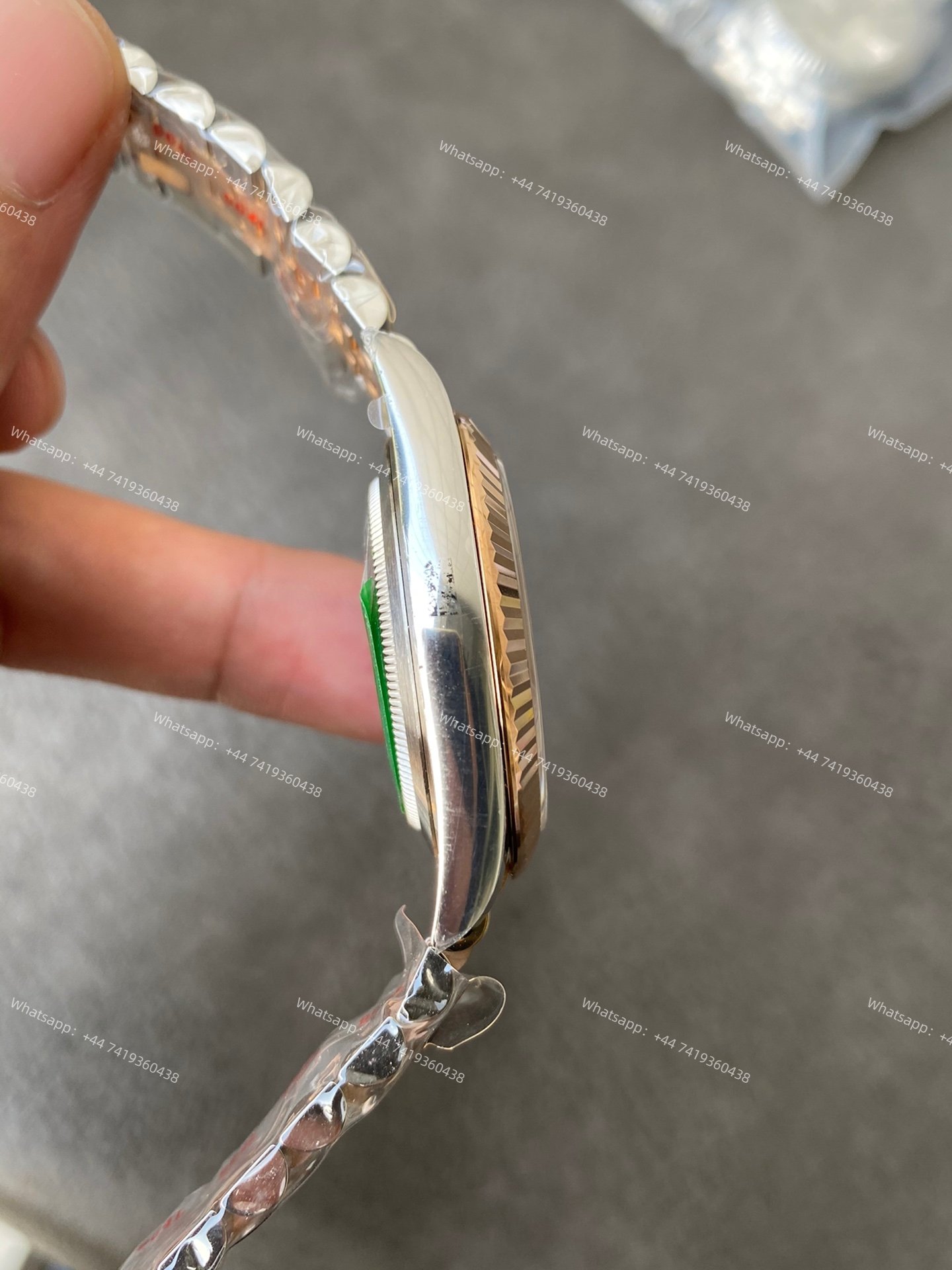 Rolex Datejust M126331-0008 1:1 Replica Rose Gold Diamond Dial Jubilee 41MM 3235 Movement Super Clone Watch