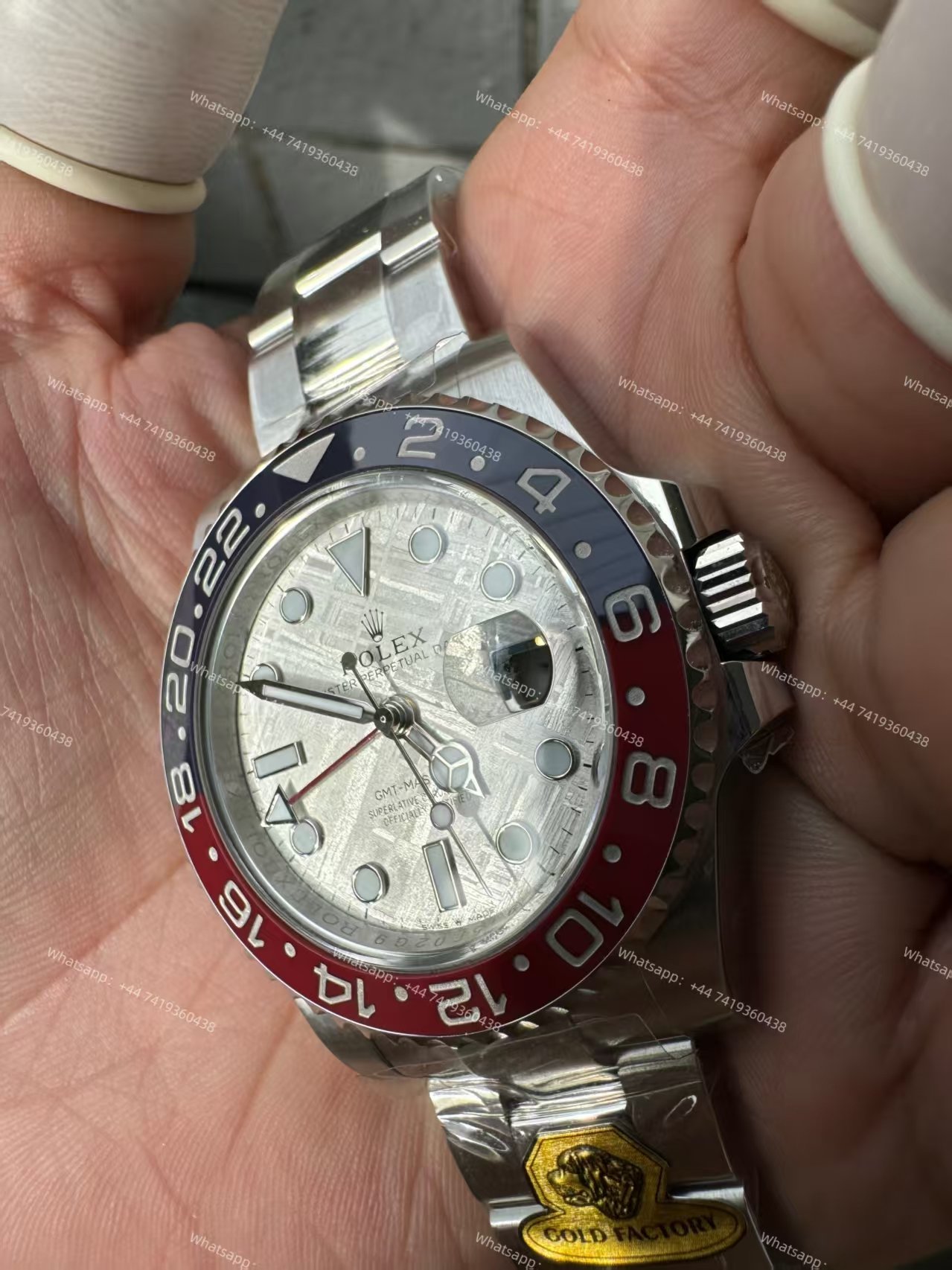 Rolex GMT Master II 1:1 Replica – M126719BLRO-0002 Meteorite Dial Pepsi Bezel 3285 Movement Super Clone Watch