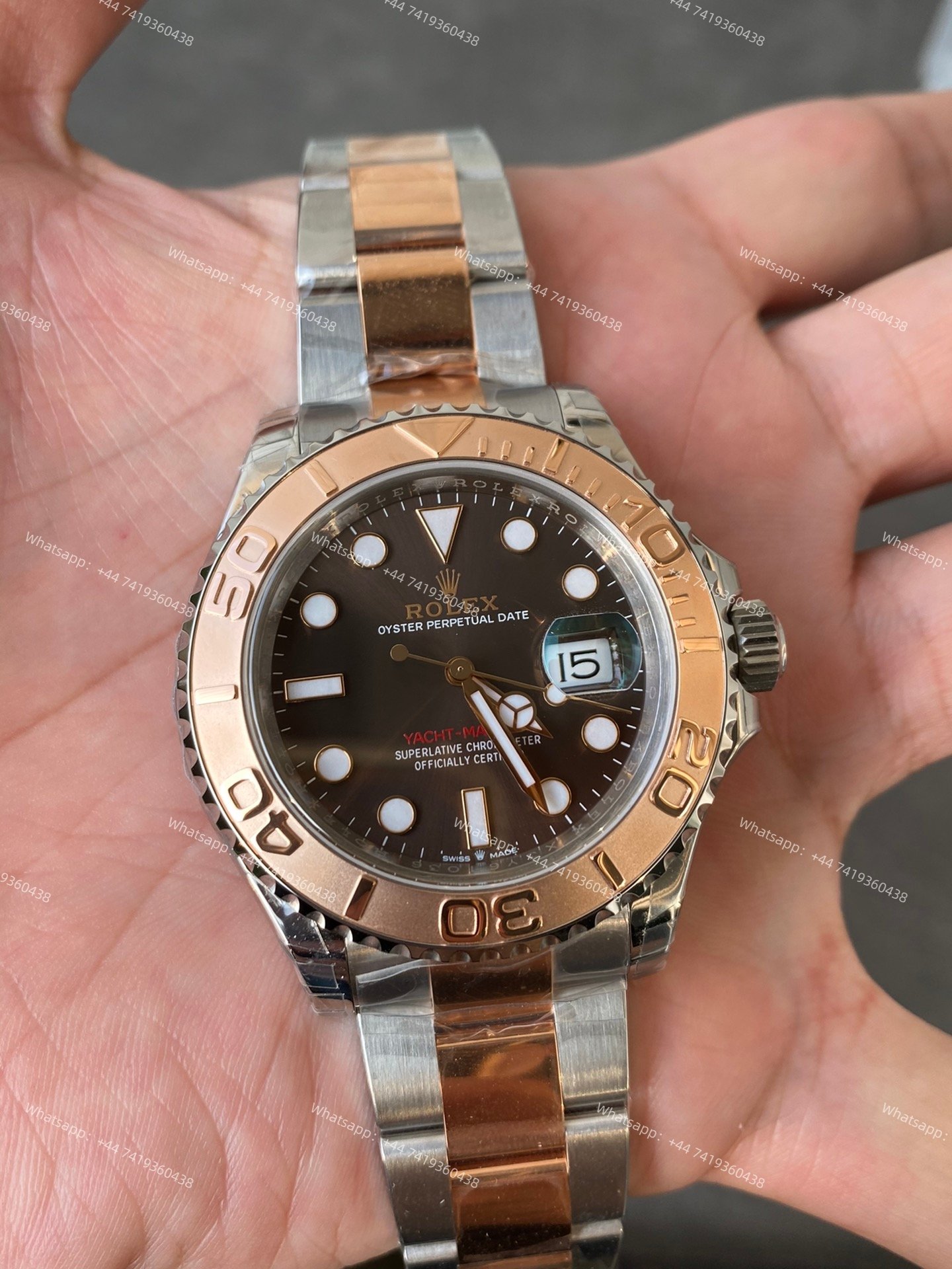 Rolex Yacht-Master M126621-0001 1:1 Replica Brown Dial 40MM 3235 Movement Super Clone Watch