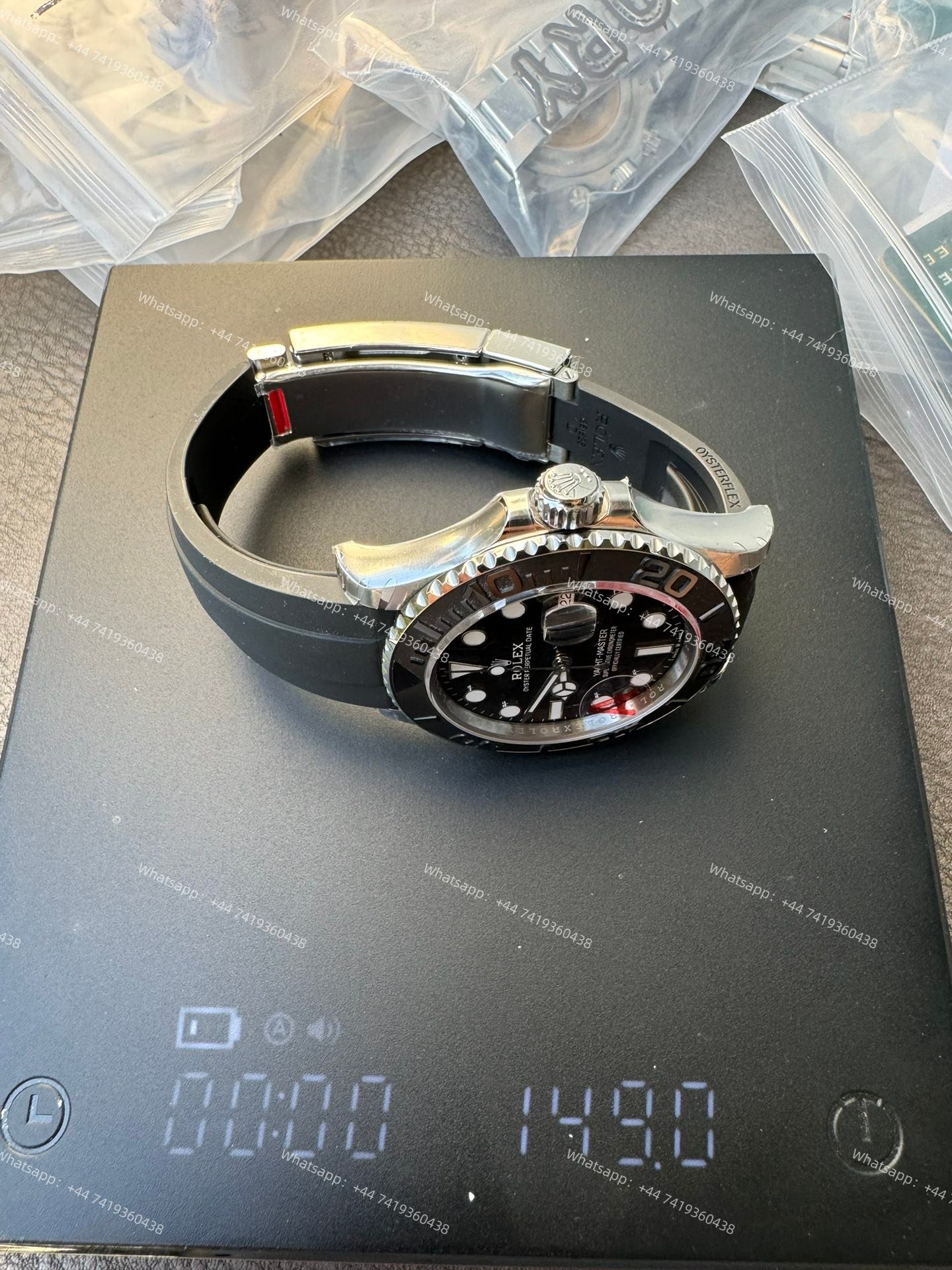 Rolex Yacht-Master 226659 1:1 Replica 18K White Gold Plated 42MM 3235 Movement Super Clone Watch