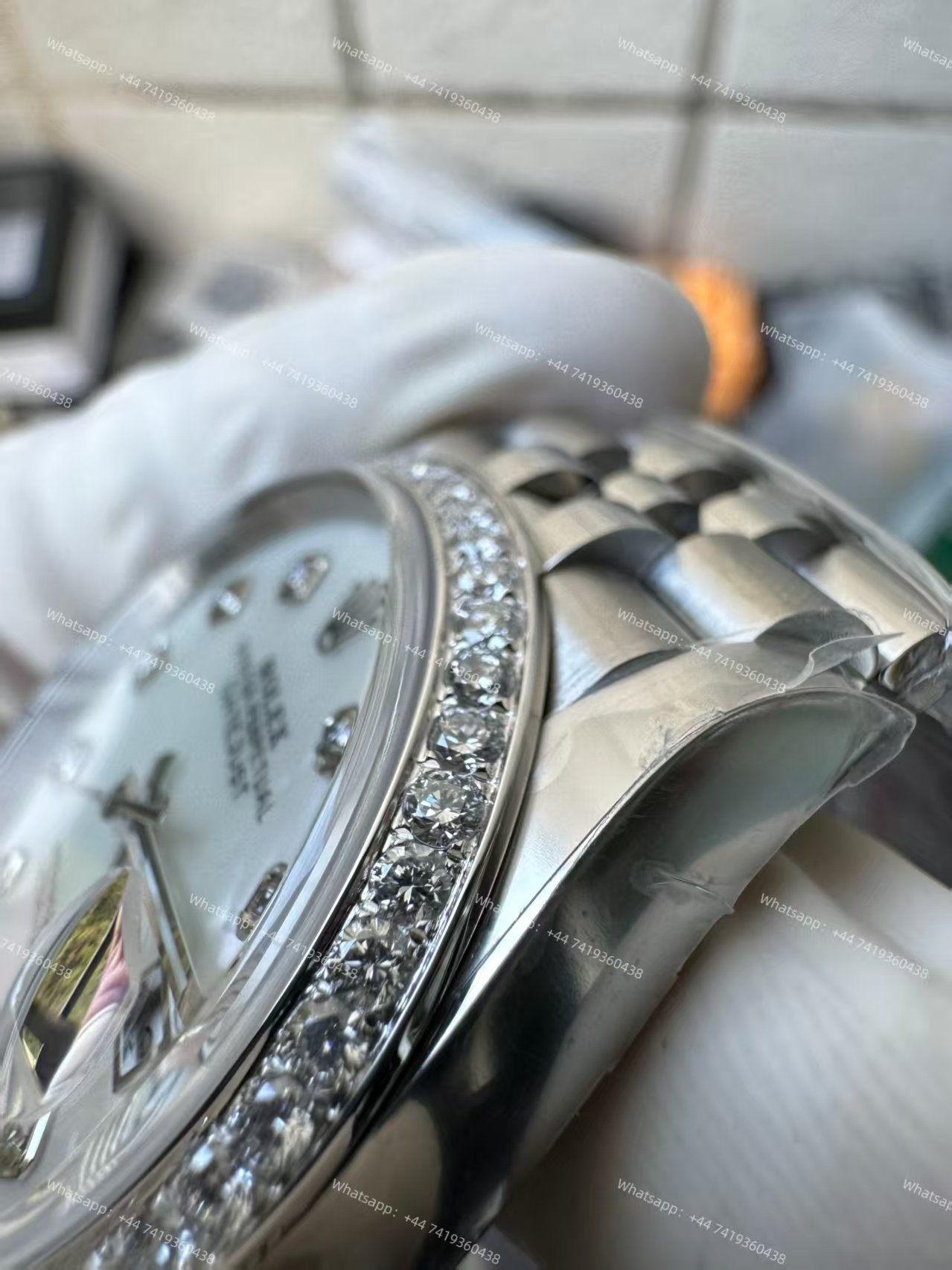 Rolex Datejust M126284RBR-0011 1:1 Replica Mother of Pearl Diamond Dial Jubilee 36MM 3235 Movement Super Clone Watch