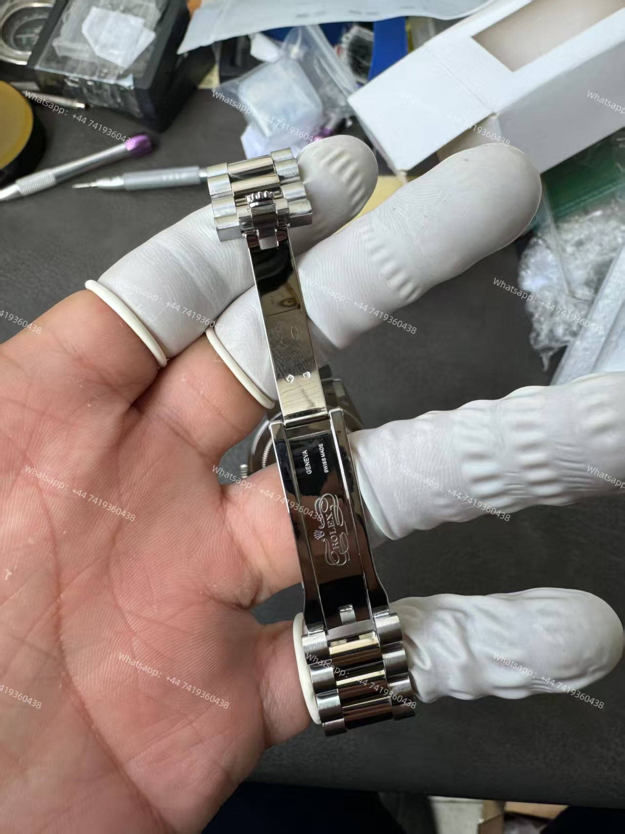 Rolex Day-Date m128239-0019 Moissanite Rainbow Diamond Dial Presidential bracelet 3255 Movement (36mm) Best Super Clone