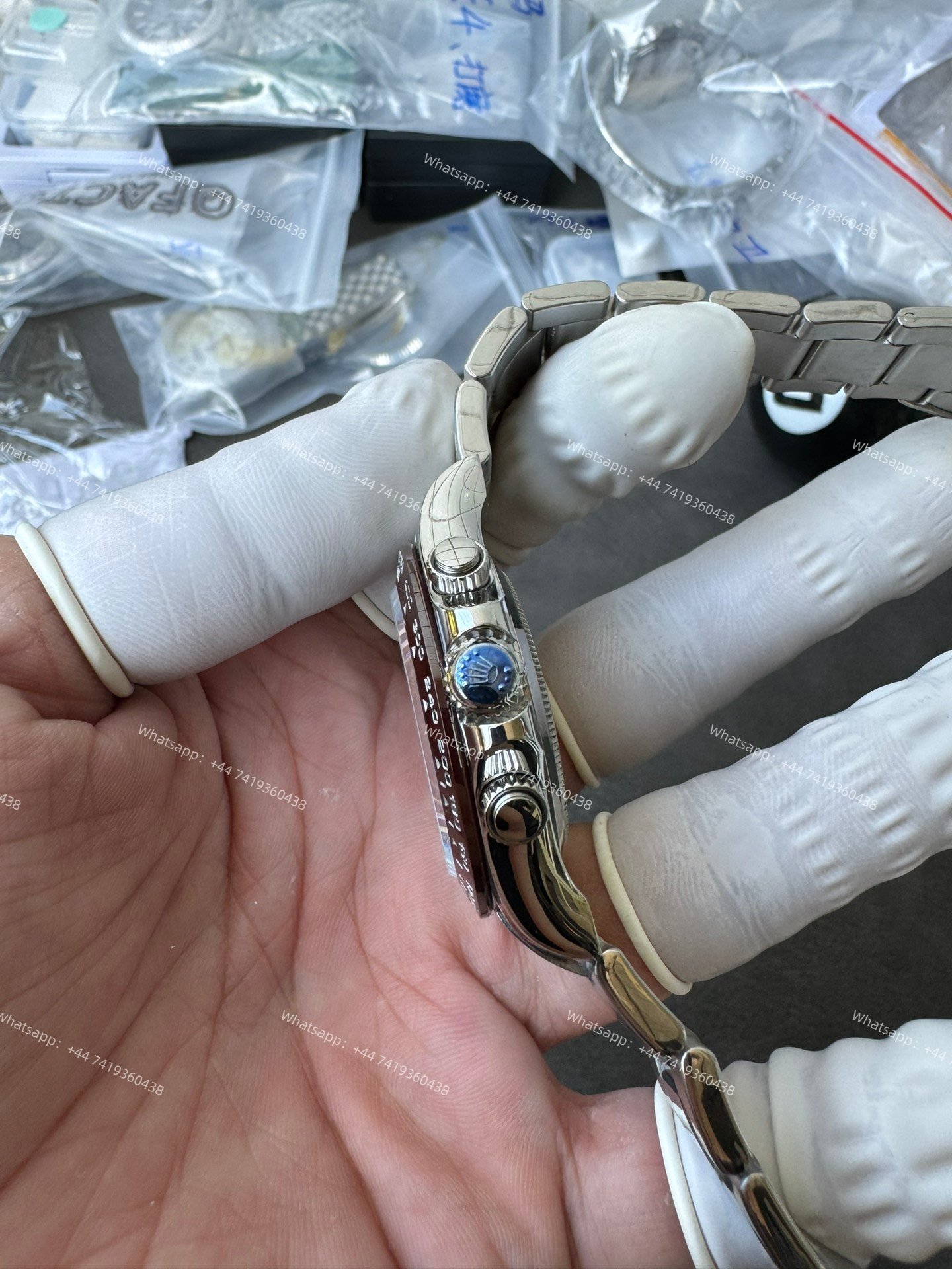 Rolex Daytona M116506-0002 Ice Blue Dial 1:1 Replica Watch – Platinum Tone Super Clone 4130