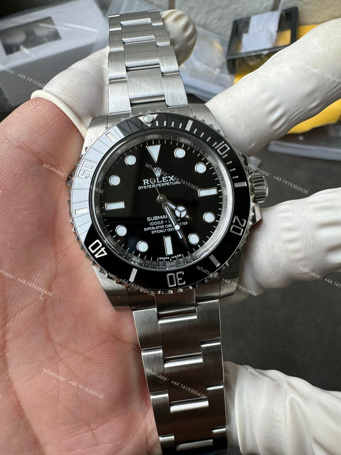 Rolex Submariner Black Dial No Date 124060-0001 3230 Movement 41mm Best Super Clone