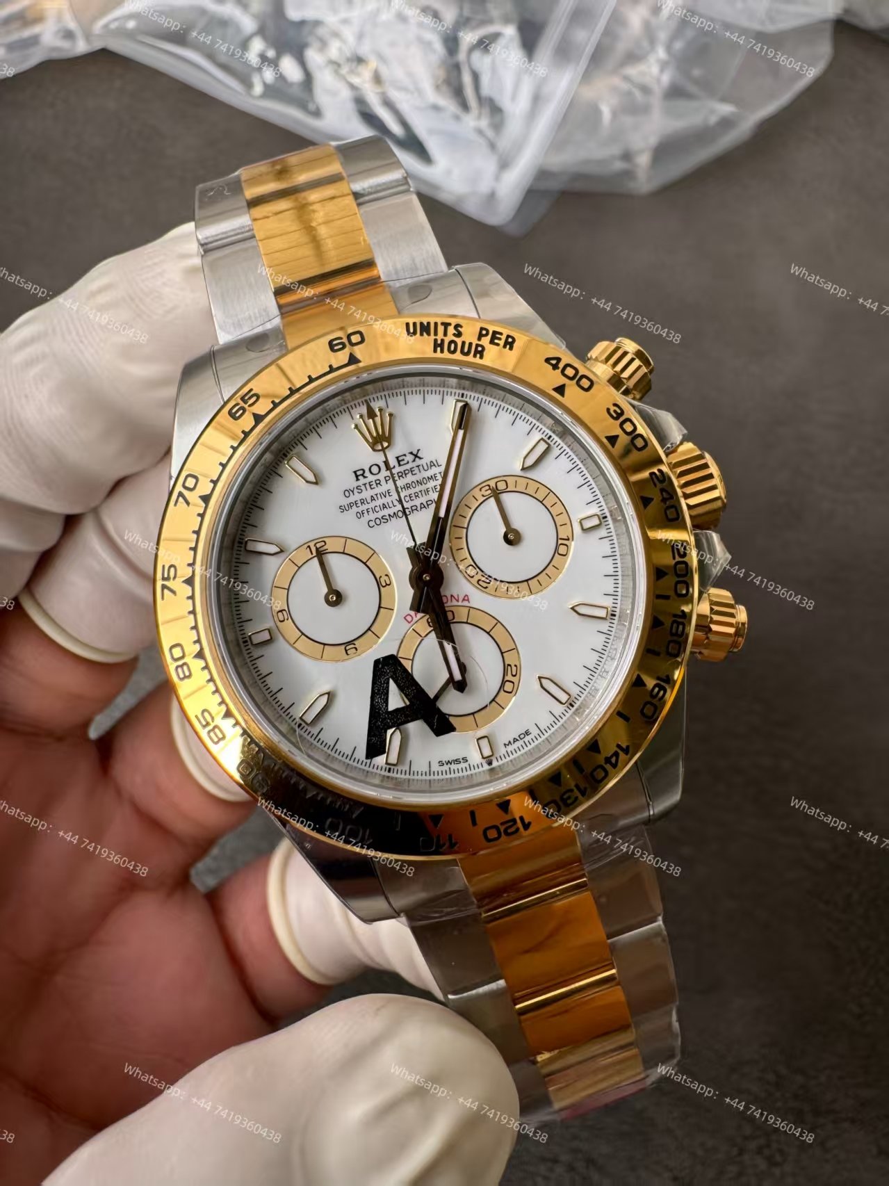 Rolex Super Clone Daytona M126503-0001 White Dial Two-Tone 4131 Movement