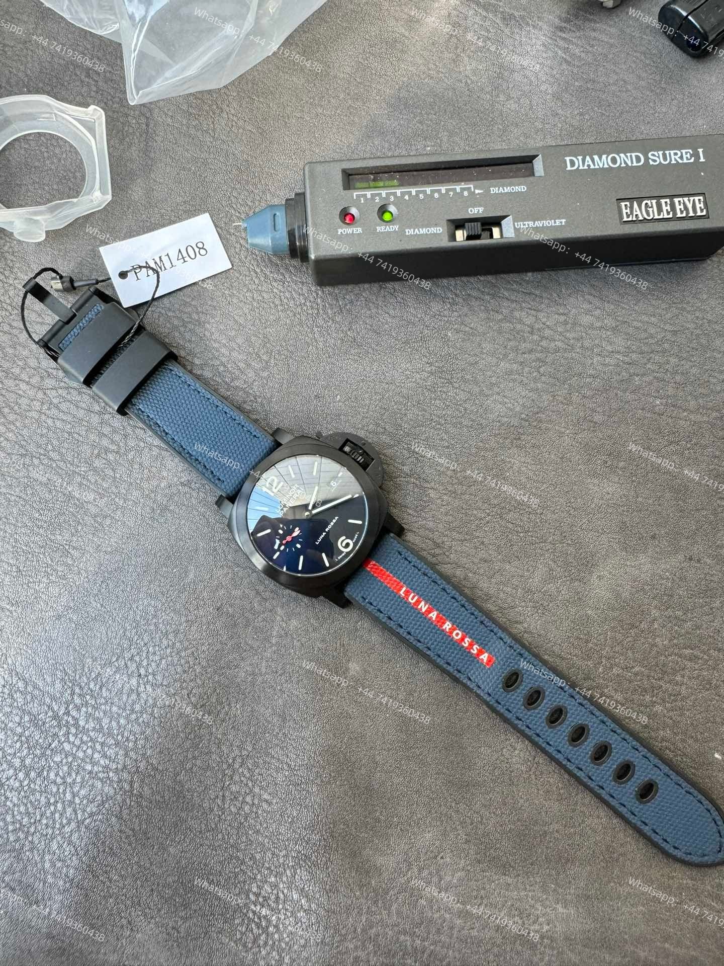 Panerai Super Clone Luminor PAM01408 Luna Rossa 40MM