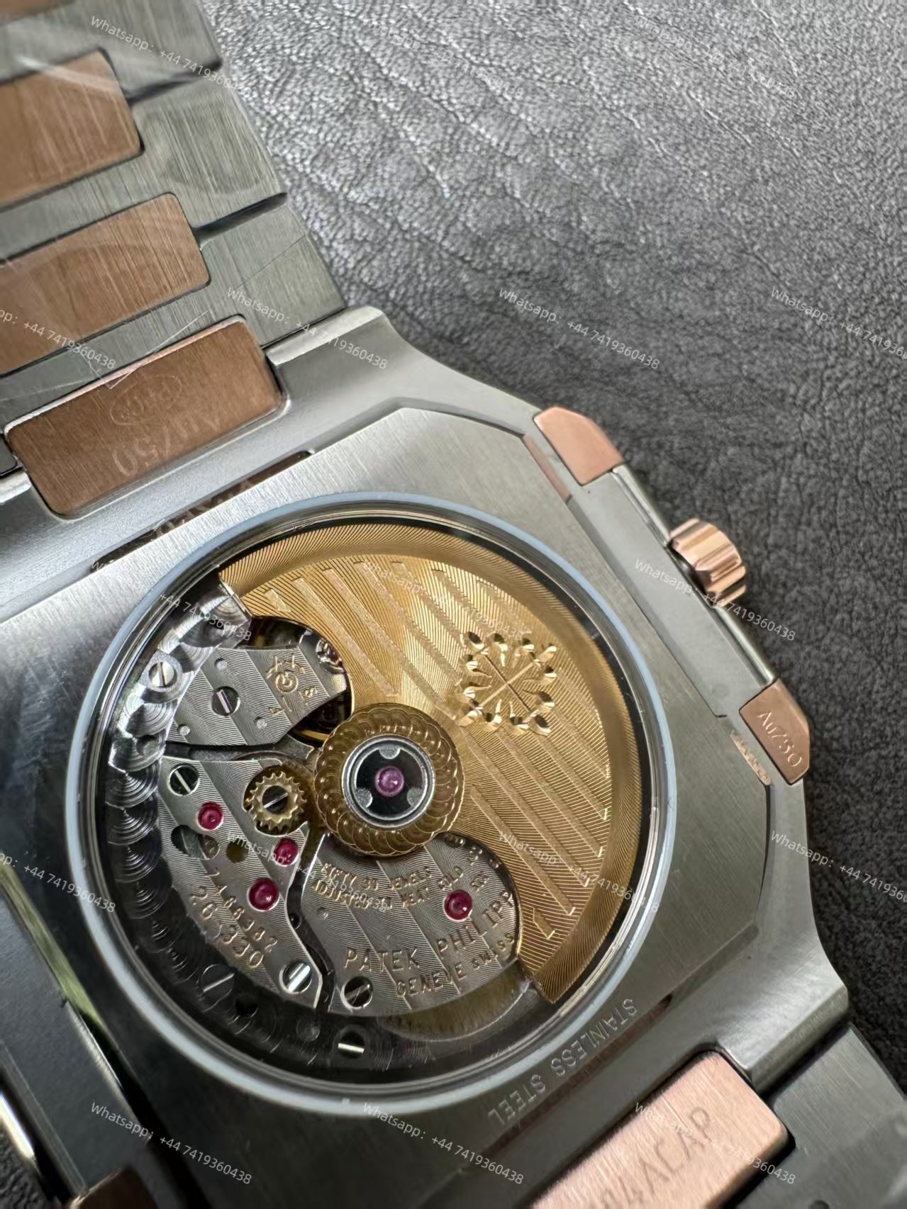 Patek Philippe Super Clone Cubitus 5821/1AR-001 Gold & Steel Blue Dial 45MM