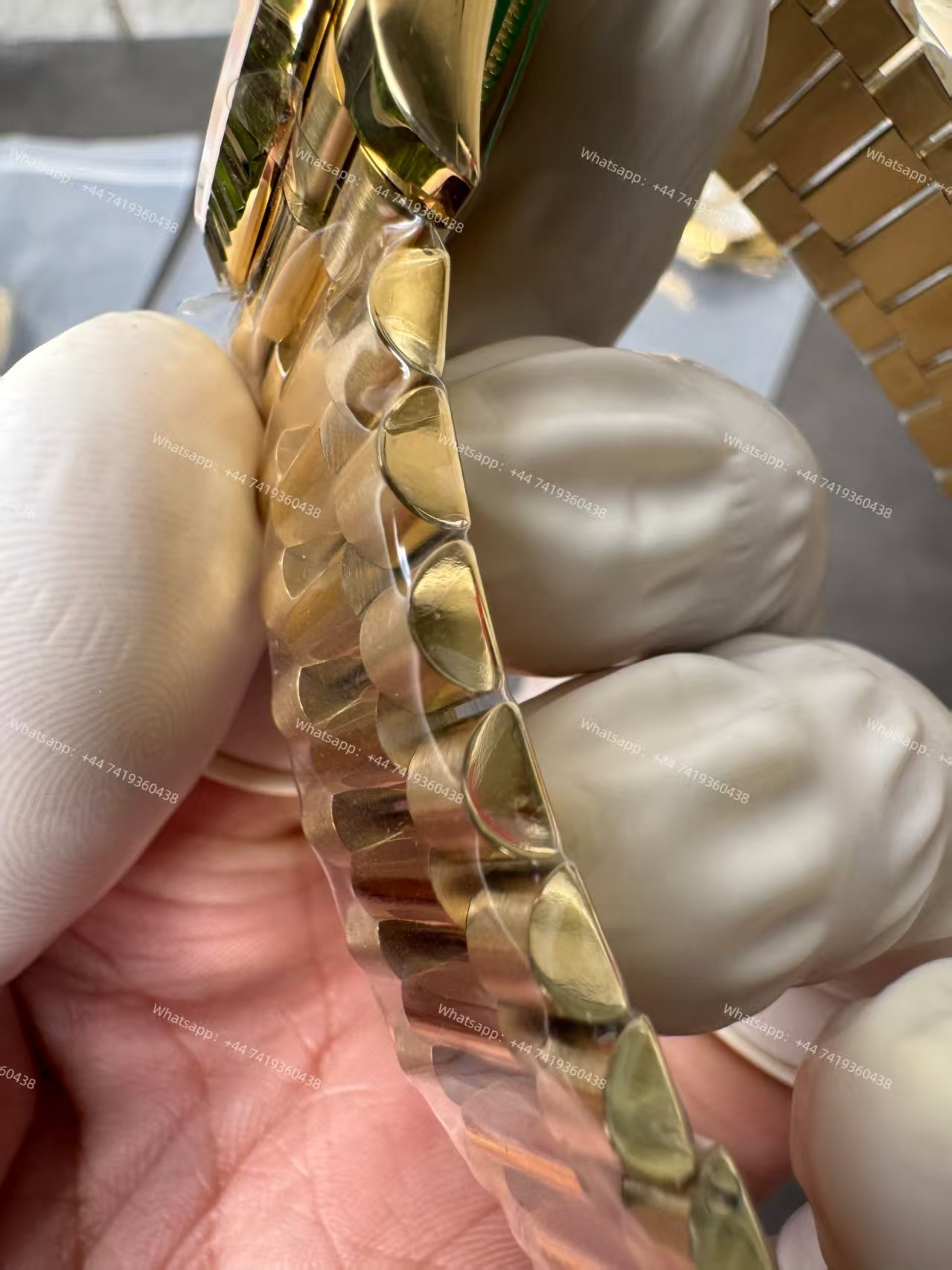 Rolex Day-Date M228238-0067 1:1 Replica Gold Black Dial 40MM 3255 Movement Presidential Bracelet Super Clone Watch