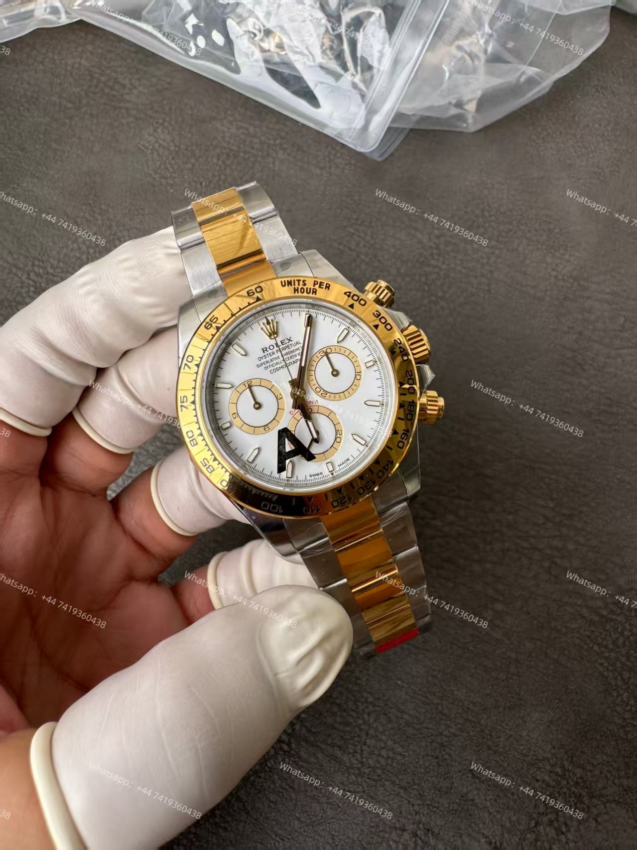 Rolex Super Clone Daytona M126503-0001 White Dial Two-Tone 4131 Movement