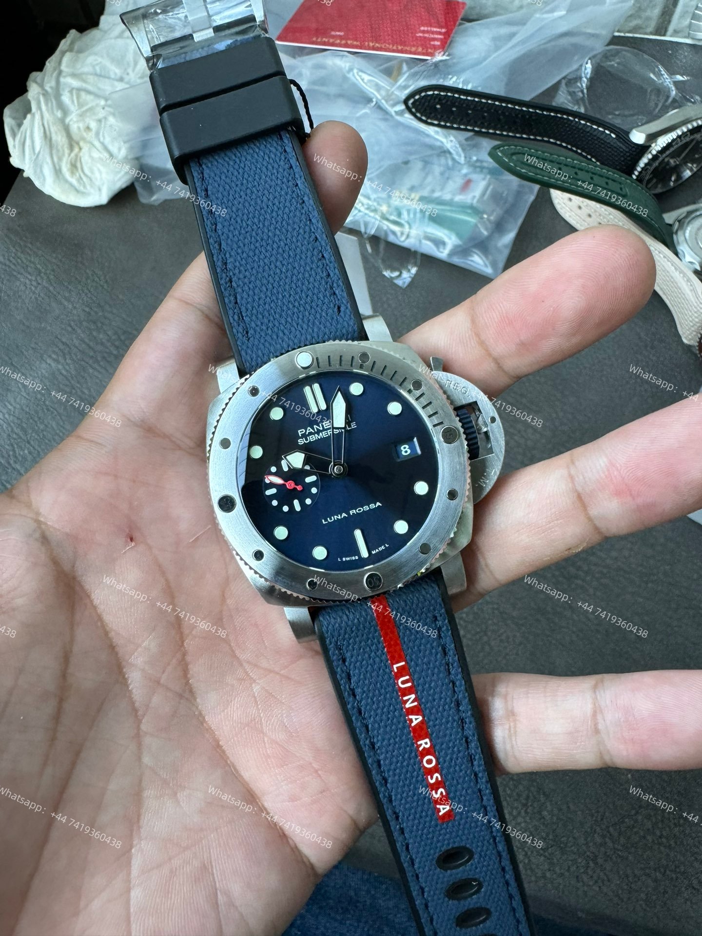 Panerai Super Clone Submersible PAM01391 44MM Blue Dial