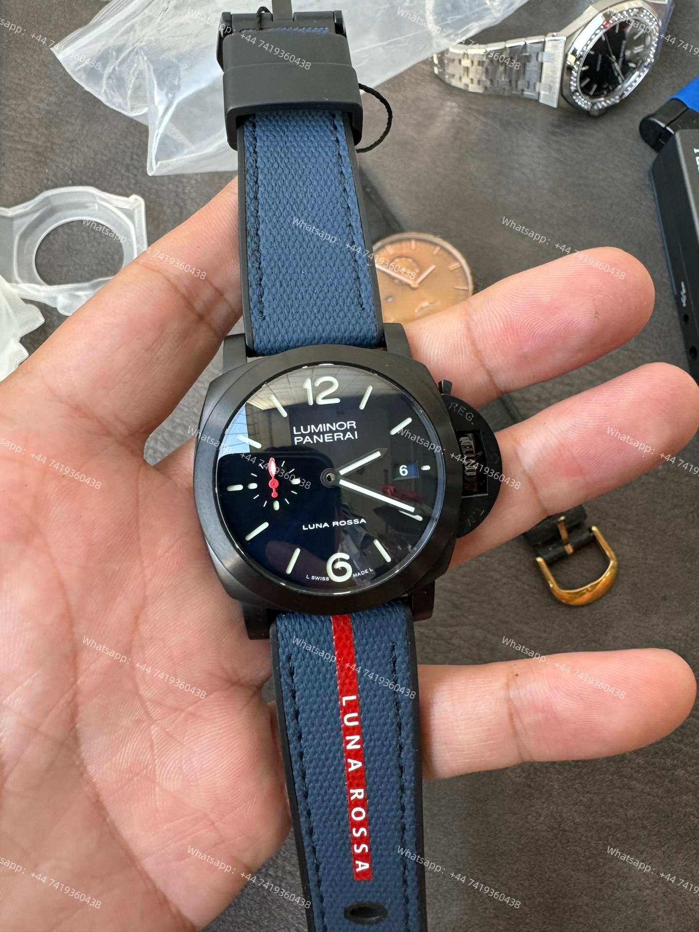 Panerai Super Clone Luminor PAM01408 Luna Rossa 40MM