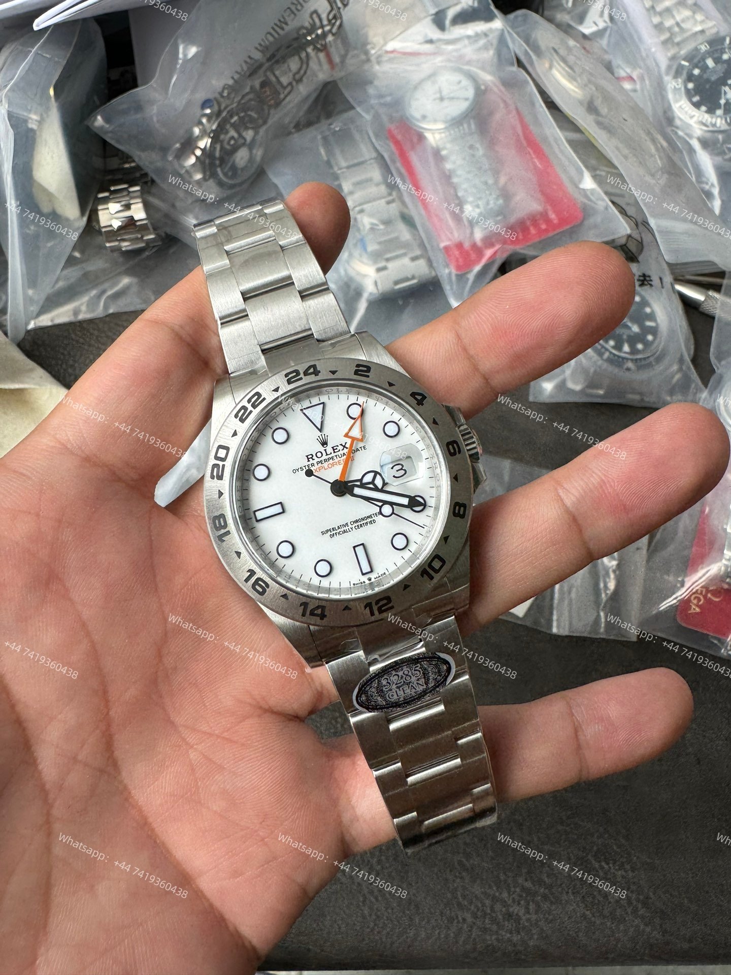 Rolex Explorer II M226570-0001 1:1 Replica White Dial 42MM 3285 Movement Super Clone Watch