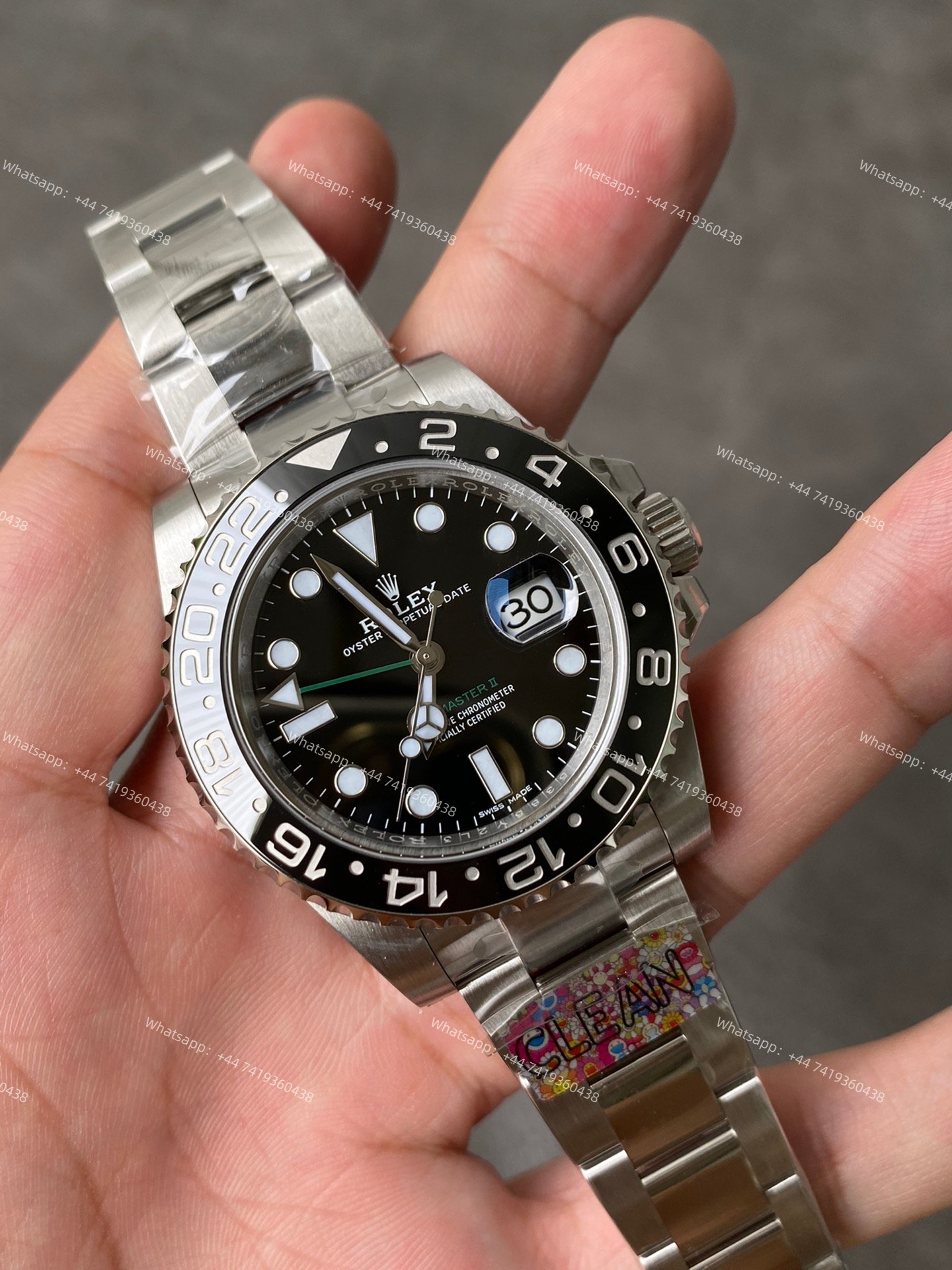Rolex GMT Master II 116710LN-0001 1:1 Replica Black Ceramic Bezel Oyster 3186 Movement Super Clone Watch