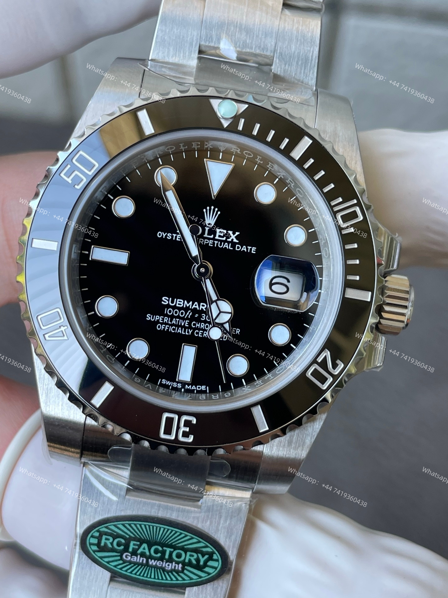 Rolex Submariner m116610LN black Dial 3135 Movement 40mm Best Super Clone
