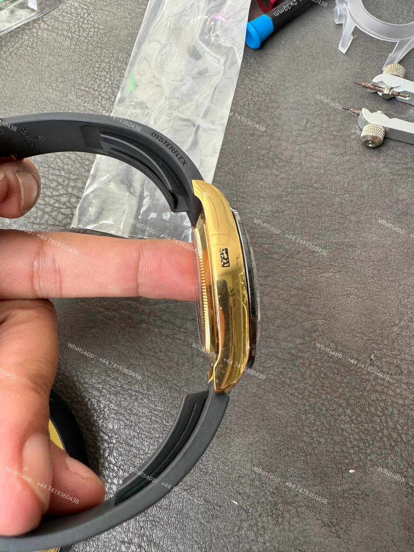 Rolex Daytona 1:1 Replica – M116518LN-0035 Black Dial Gold Case 4130 Super Clone