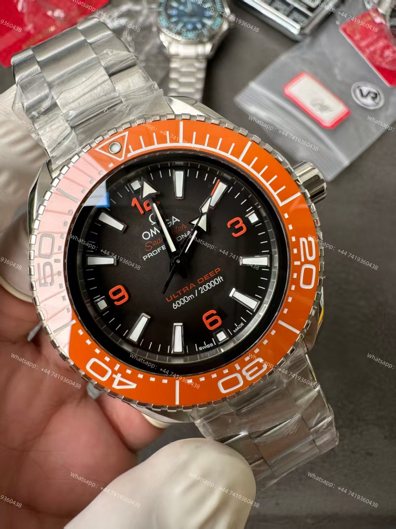 Omega Super Clone Seamaster Ocean Planet 6000M 45.5 MM 215.30.46.21.06.001