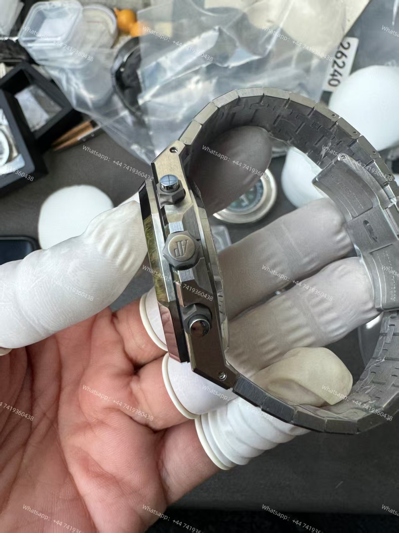 Audemars Piguet Super Clone Royal Oak White Dial 26240 Chronograph 41mm Cal.4401