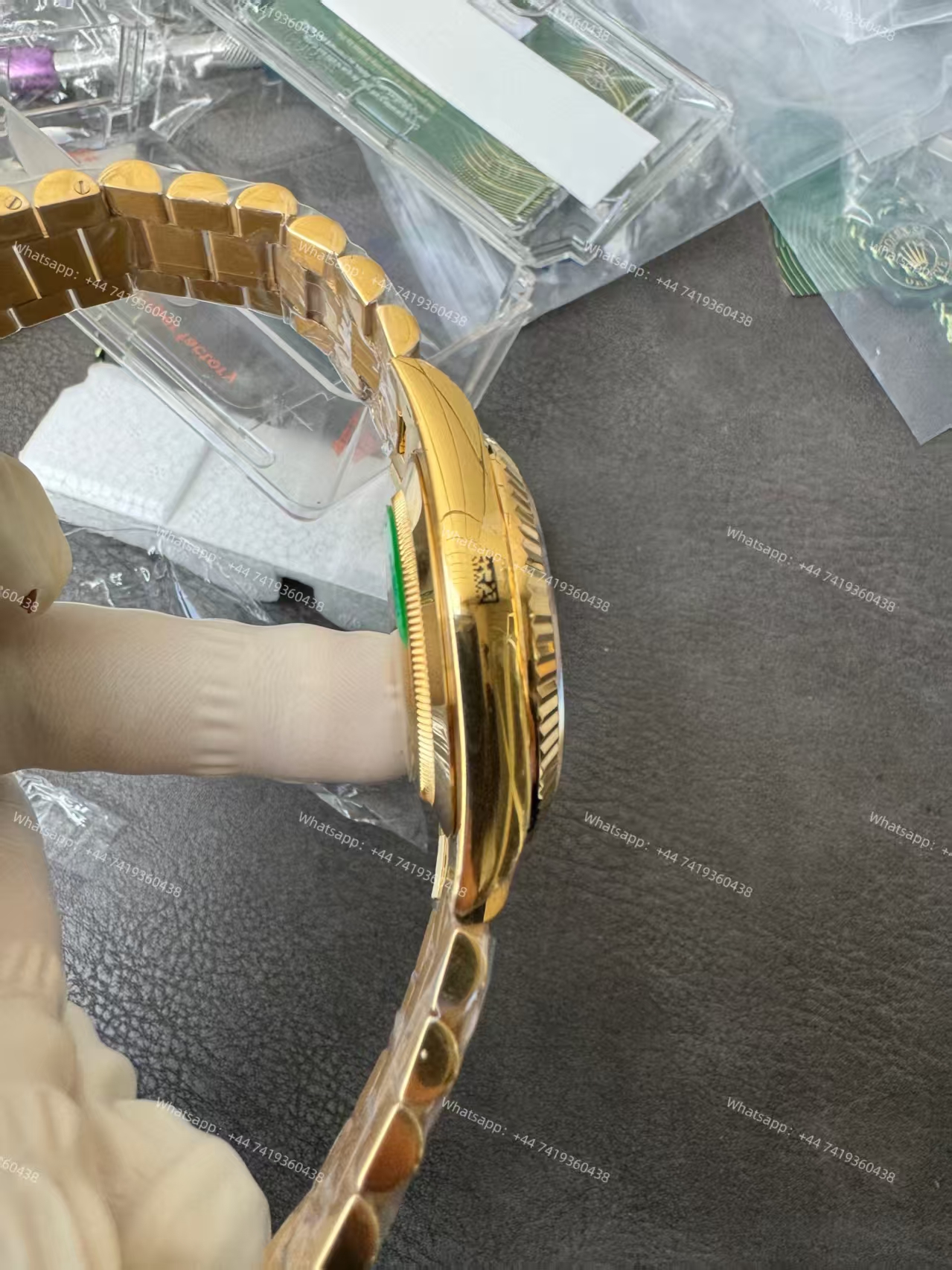 Rolex Day-Date m228238-0003 Gold dial President bracelet 3255 Movement (40mm) Best Super Clone