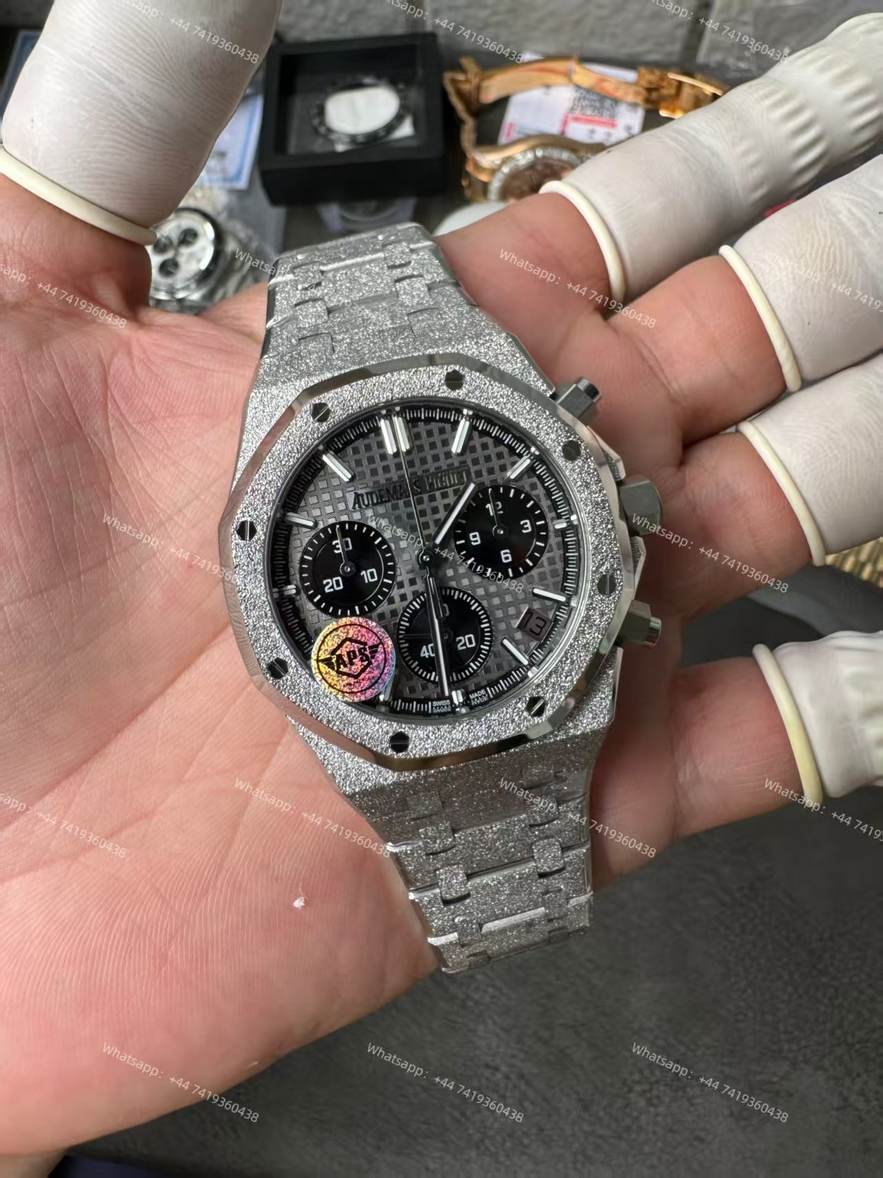 Audemars Piguet Super Clone Royal Oak Frosted Gold 26240 Chronograph 41mm Cal.4401