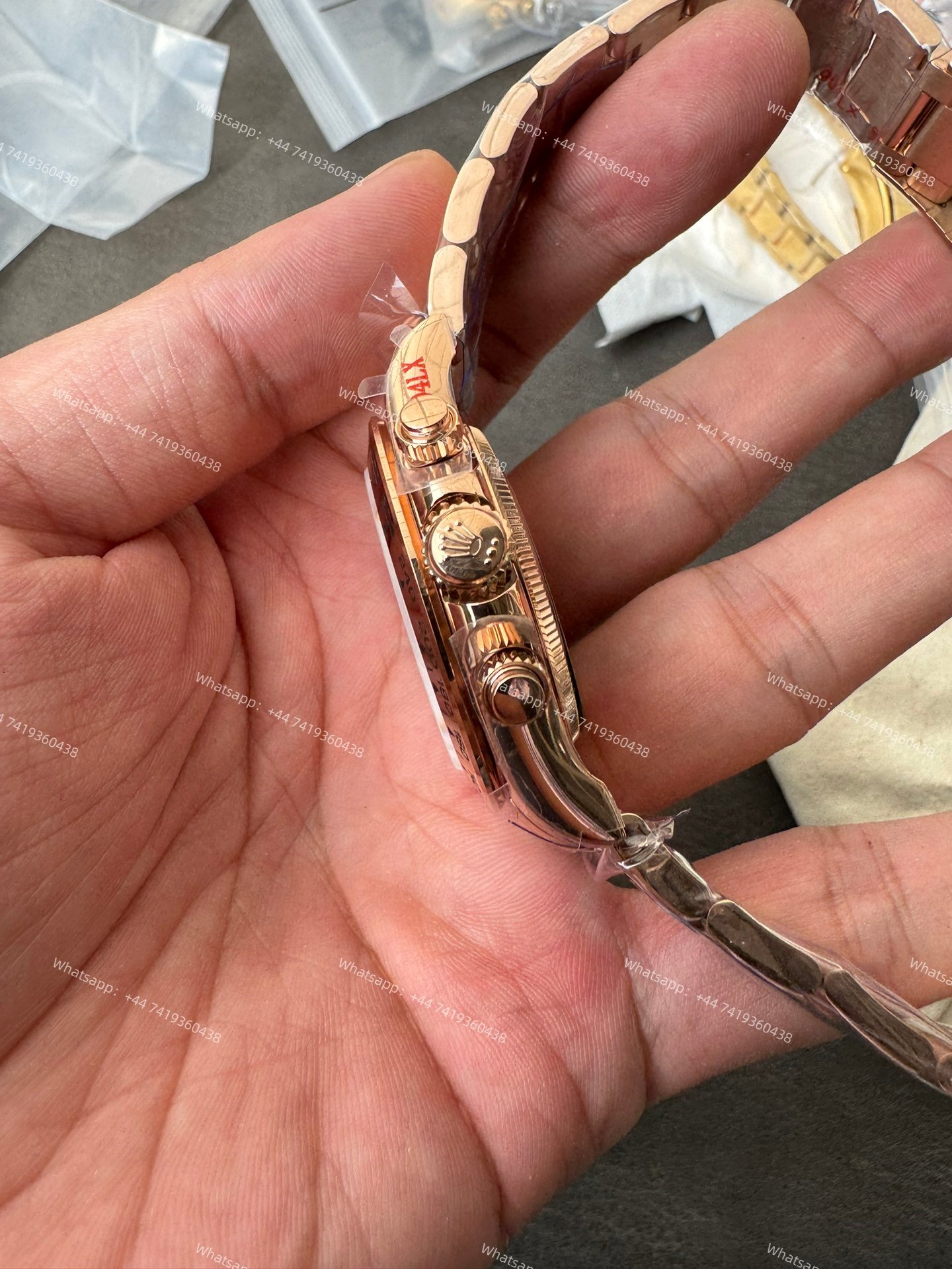 Rolex Super Clone Daytona M126505-0003 Rose Gold Dial 4131 Movement