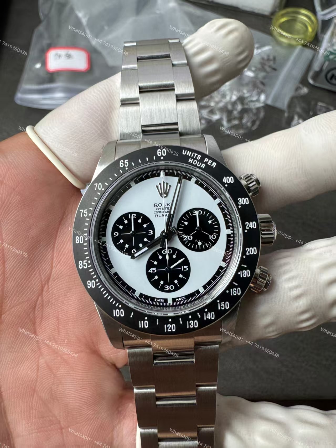 Rolex Daytona 116500 Customization Blaken Paul Newman 4130 Movement Best Super Clone
