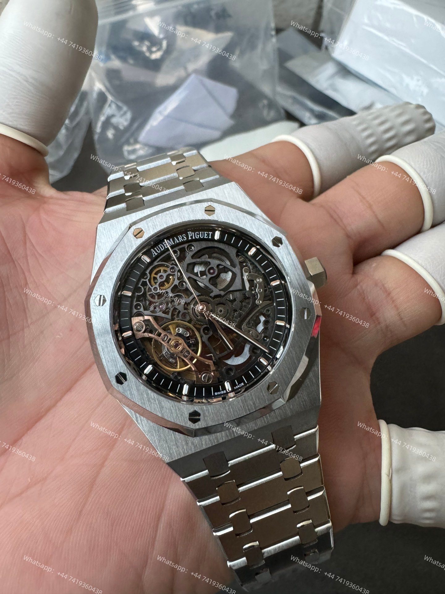 Audemars Piguet Super Clone Royal Oak 15407ST Skeleton Dial 41MM