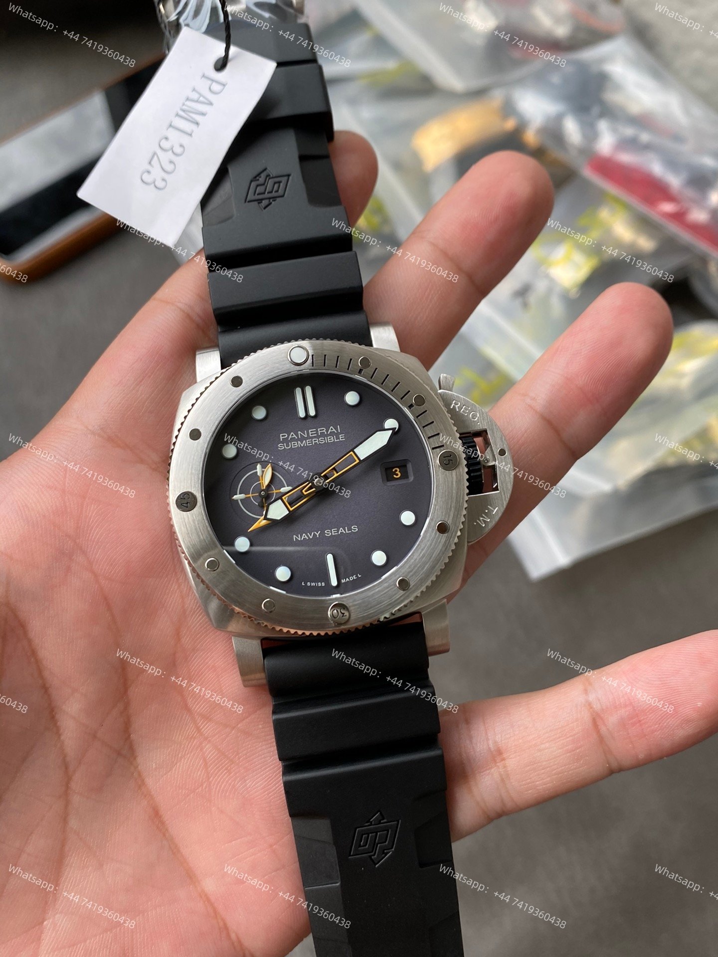 Panerai Super Clone Submersible PAM01323 Navy Seals 44MM