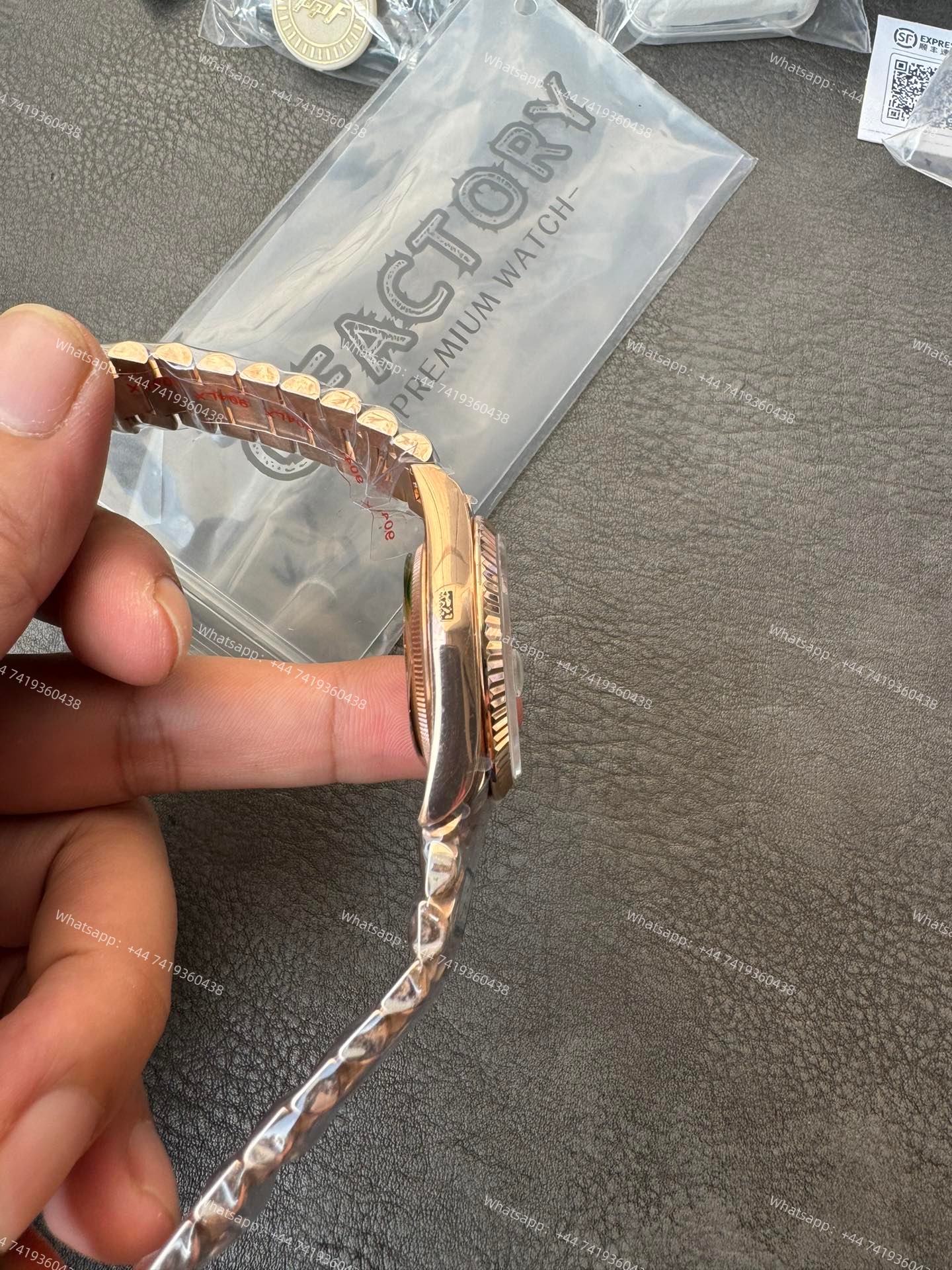 Rolex Day-Date m128235-0085 Rose Gold Turquoise Dial President bracelet 3255 Movement (36mm) Best Super Clone