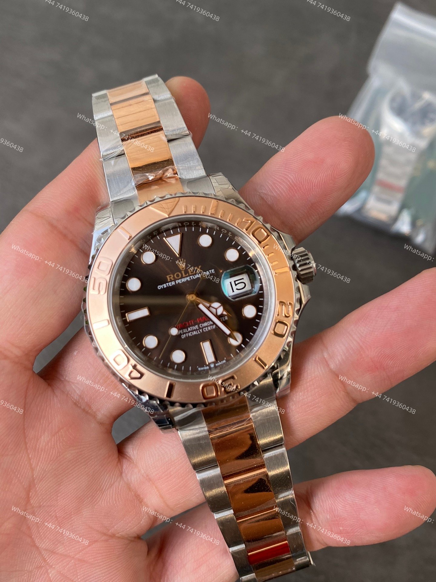 Rolex Yacht-Master M126621-0001 1:1 Replica Brown Dial 40MM 3235 Movement Super Clone Watch